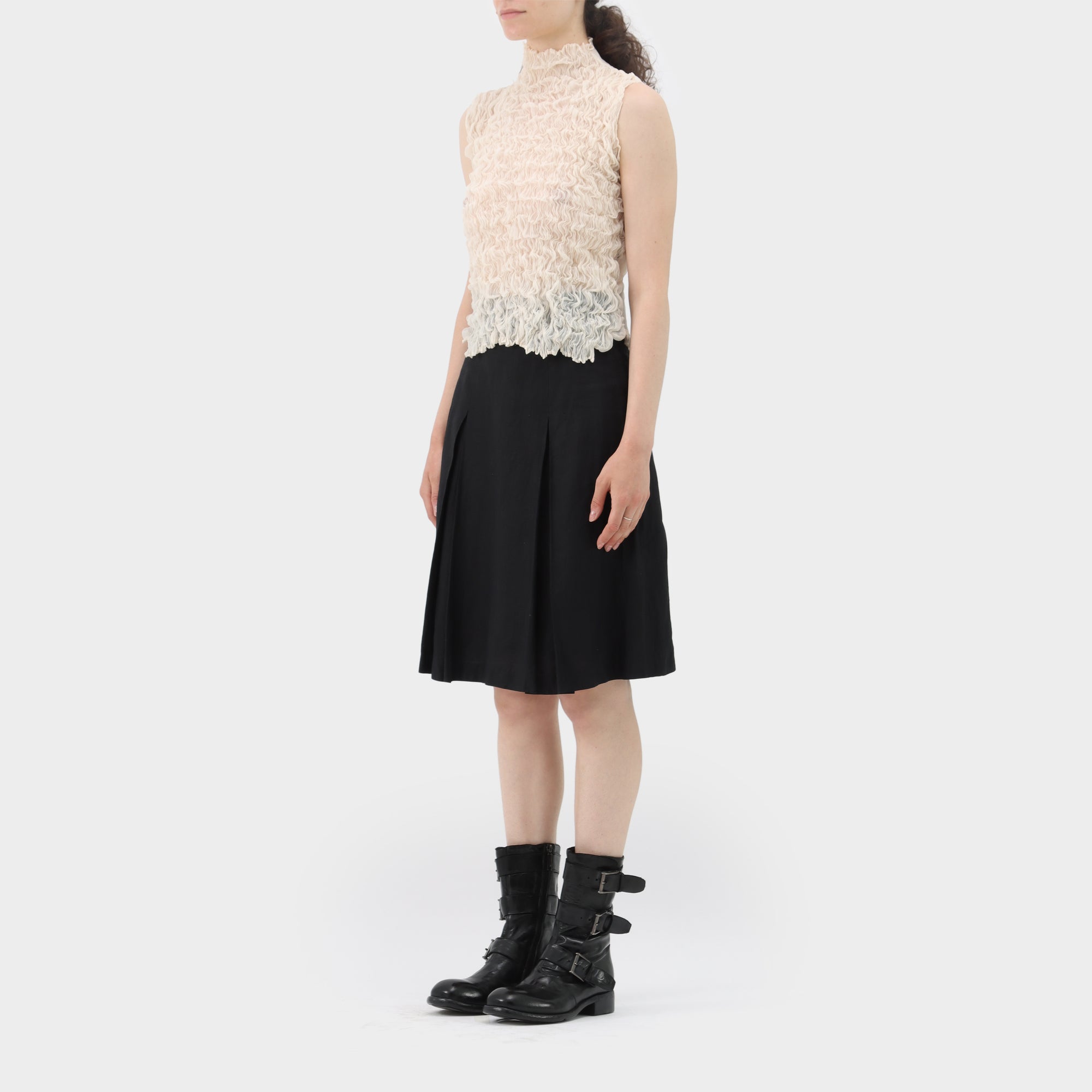 Issey Miyake Sheer Wave Pleat Tank