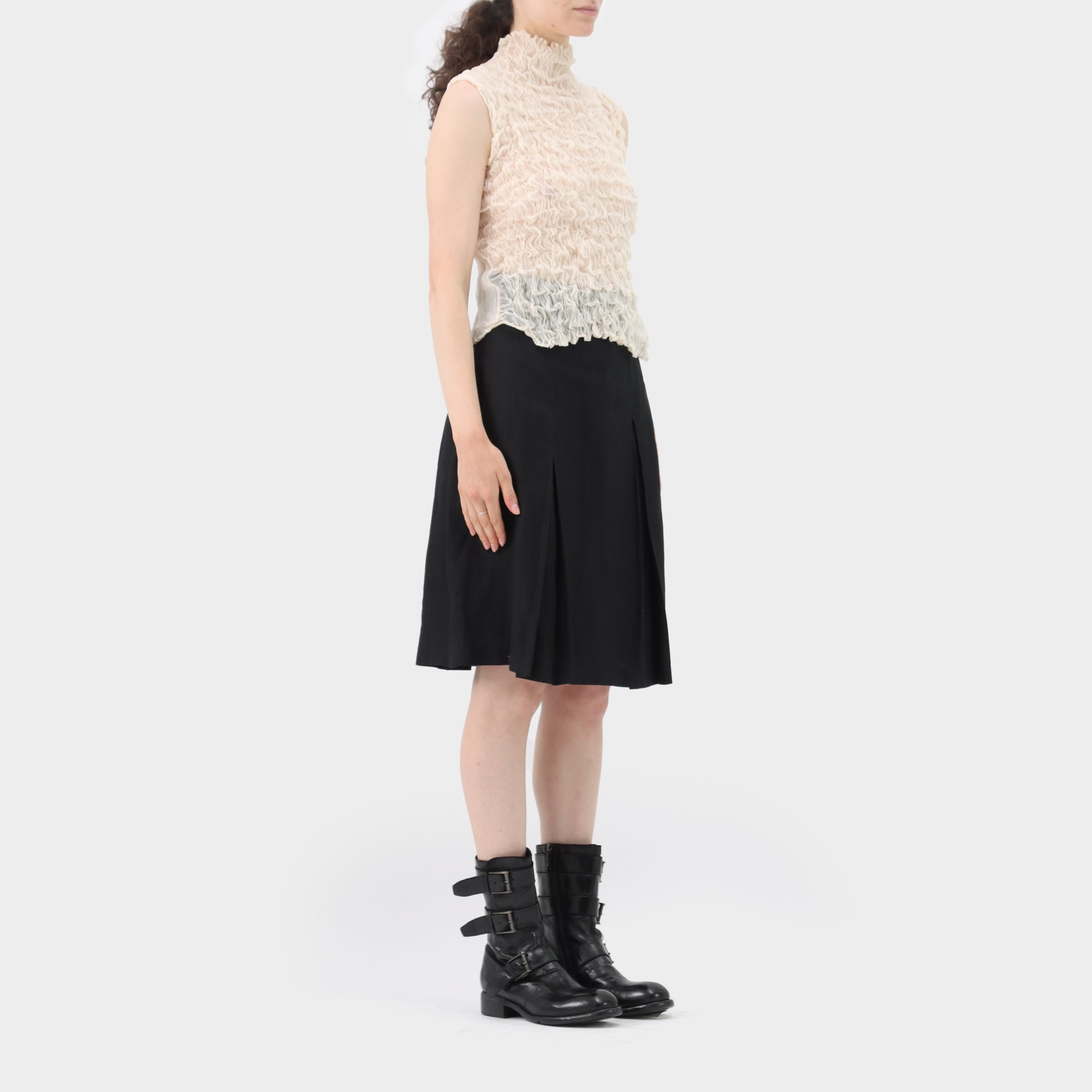 Issey Miyake Sheer Wave Pleat Tank