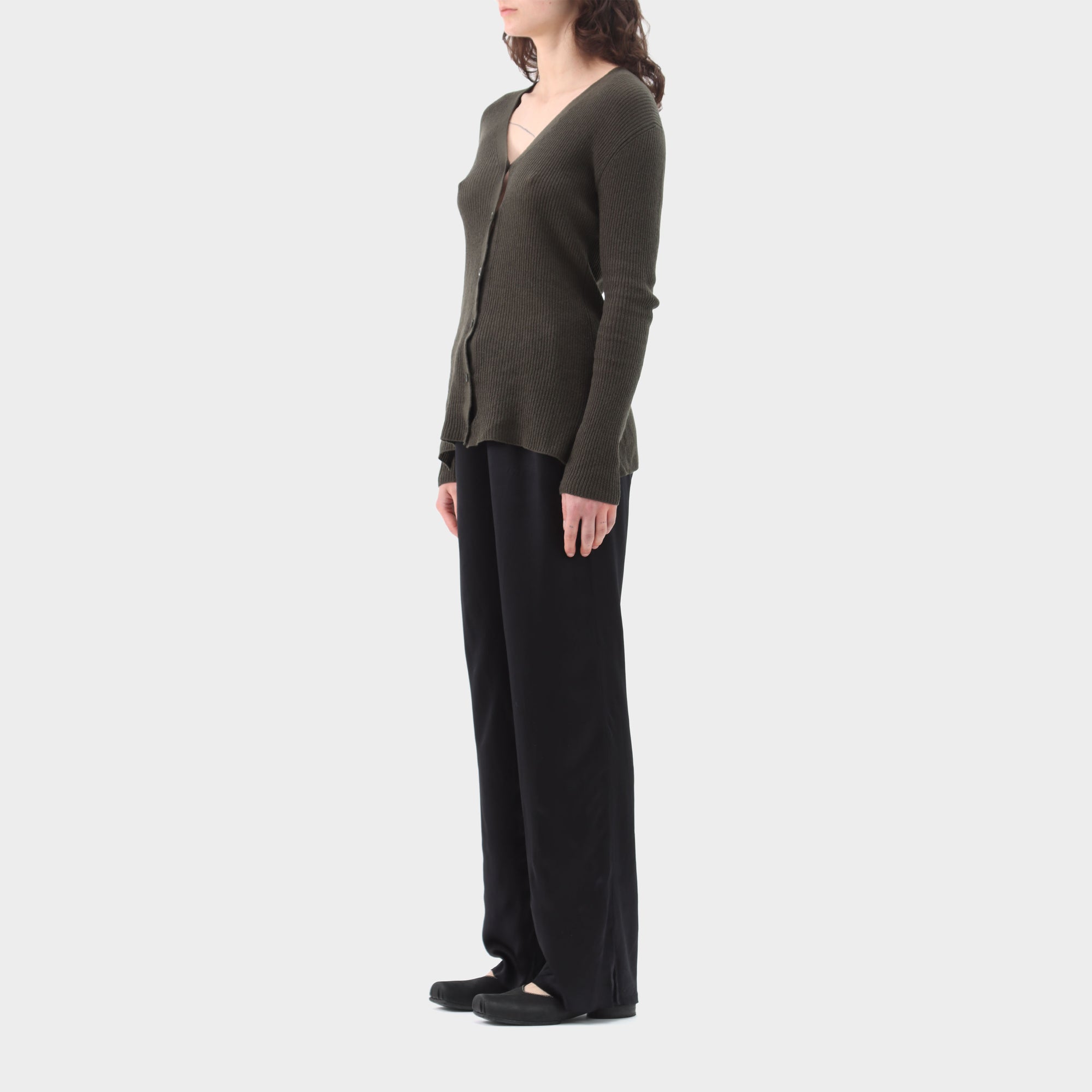 Prada Cashmere V-Neck Cardigan