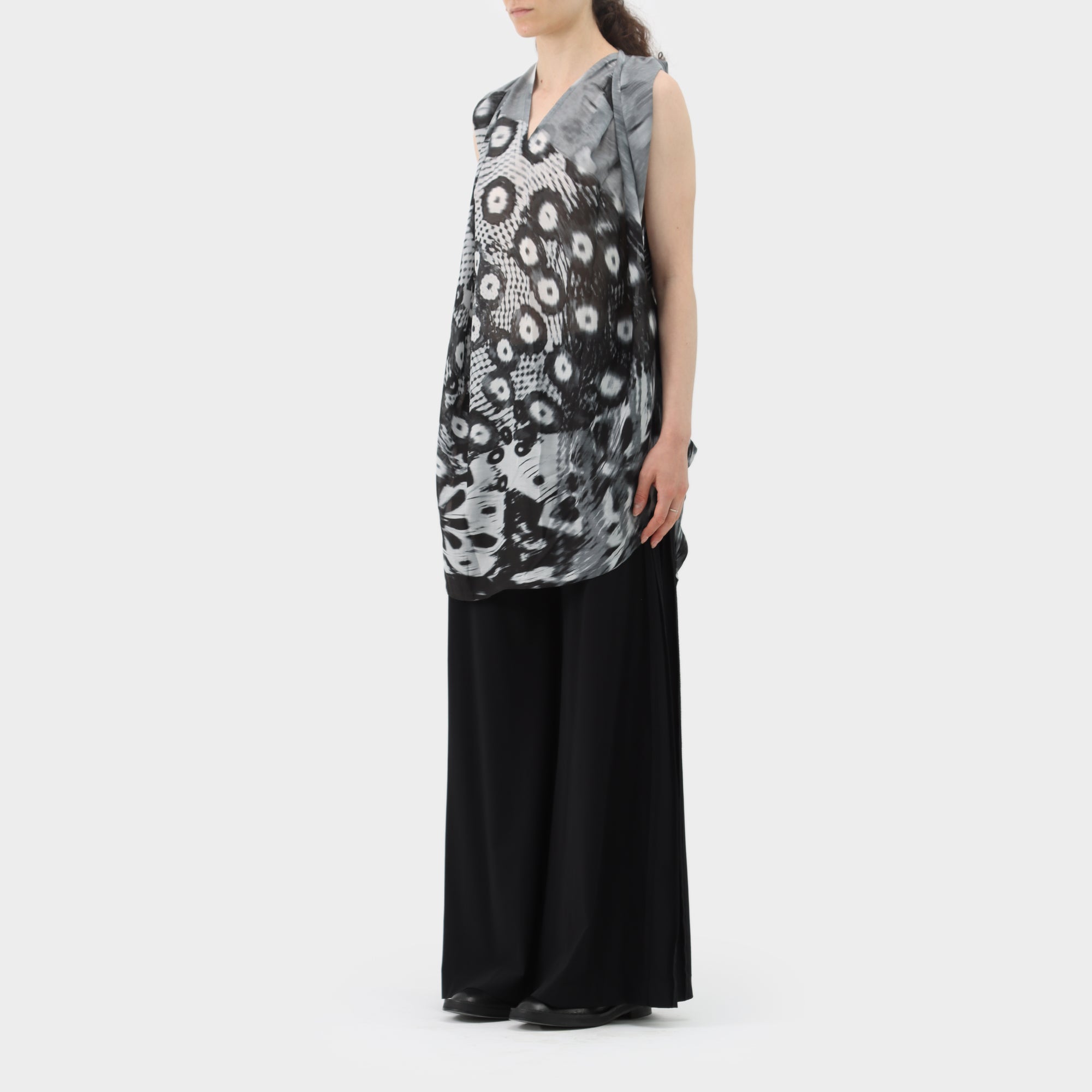 Issey Miyake Patterned Polyester Dress