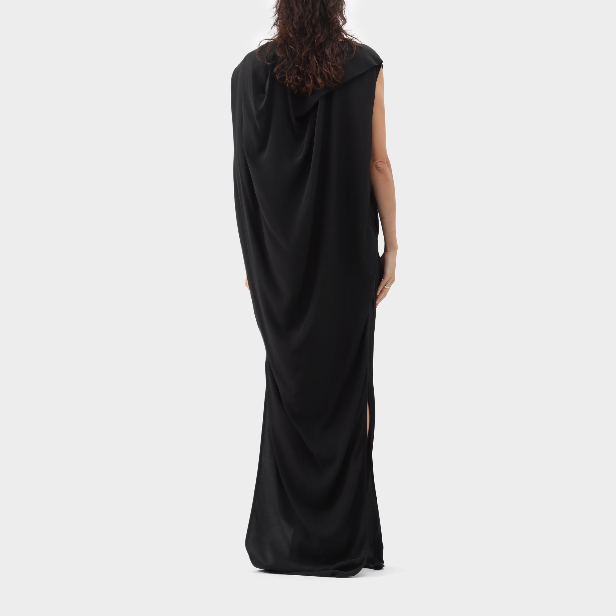 Rick Owens Draped Woven Dress