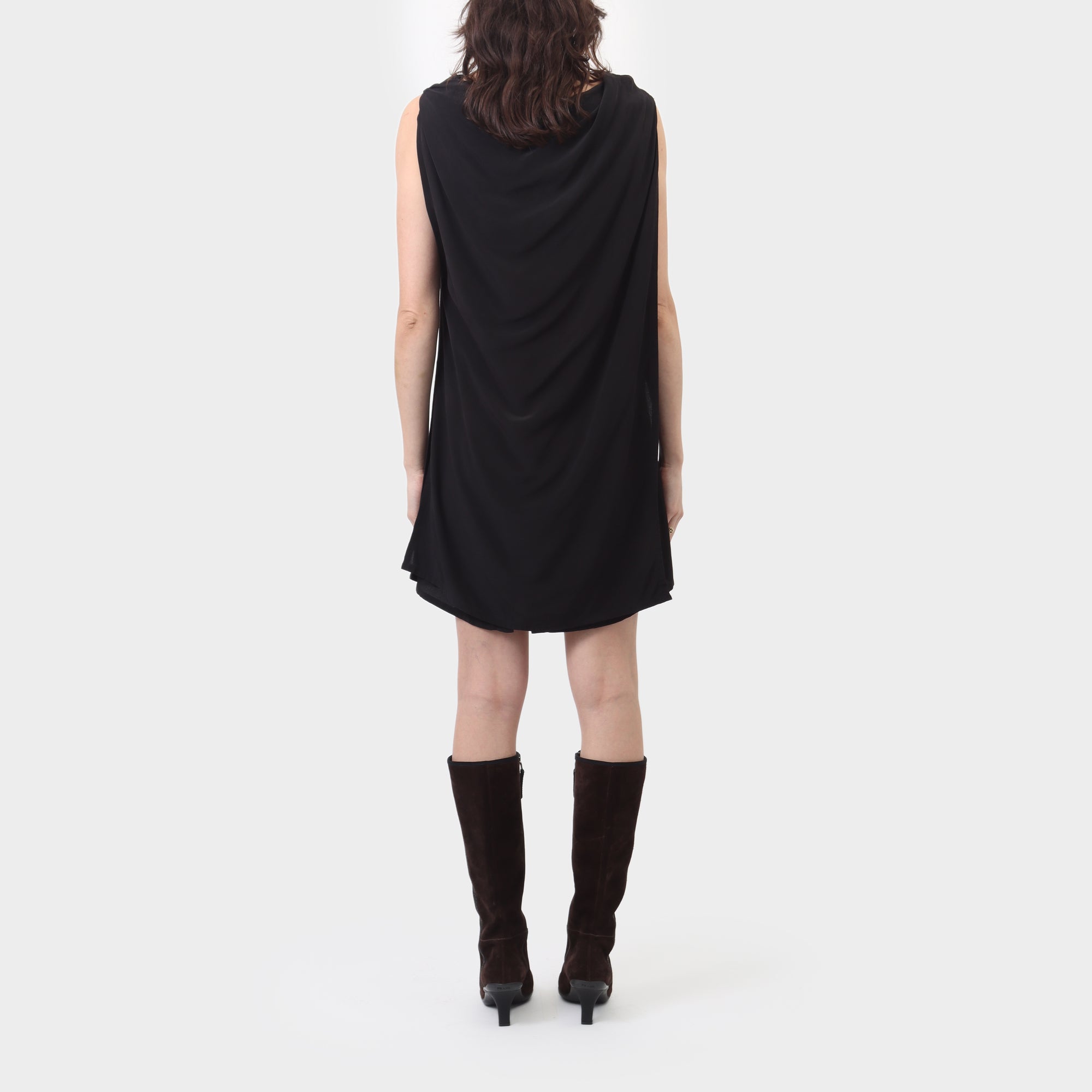 Rick Owens Layered Silk Tube Dress
