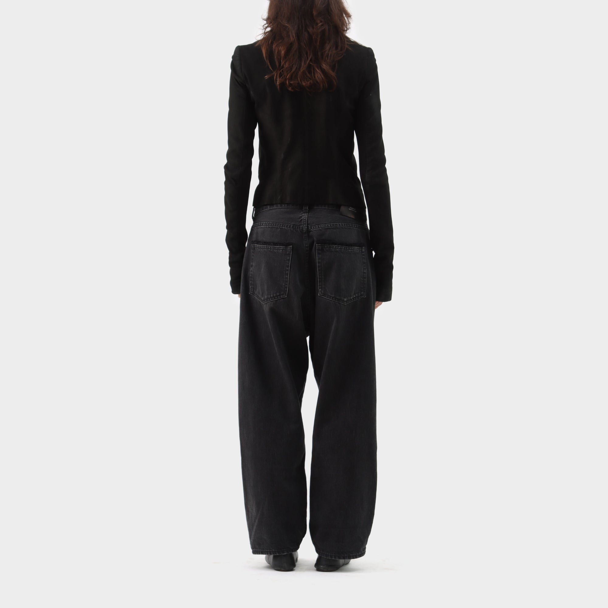 Rick Owens Classic Suede Biker Jacket