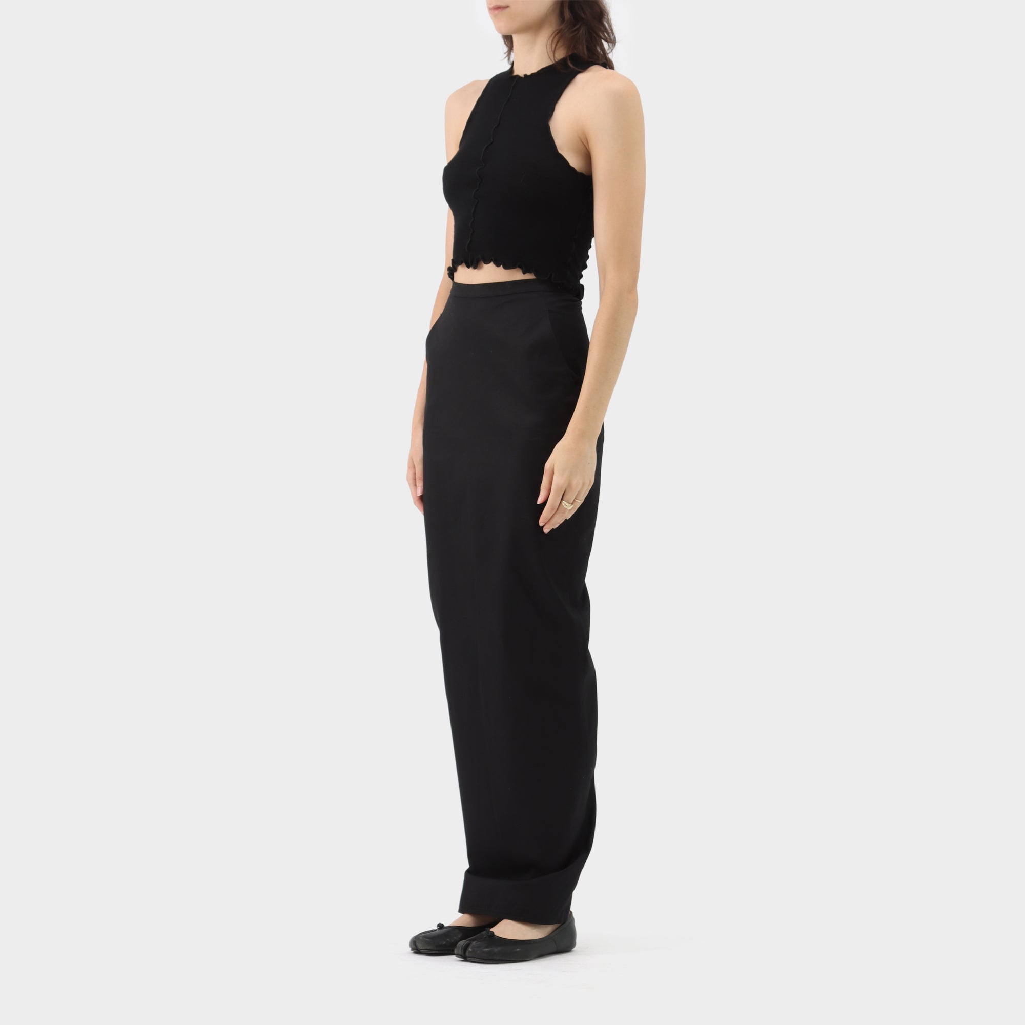 Rick Owens Maxi Sculpture Skirt