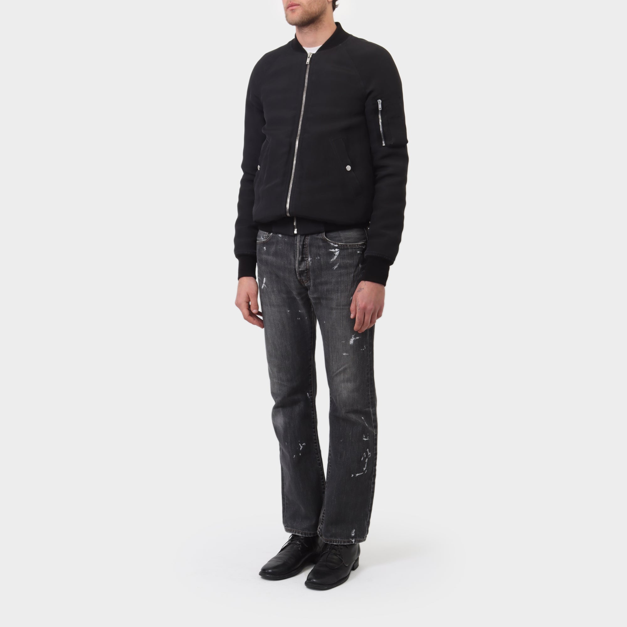 Rick Owens Flight Silk Goose Down Bomber