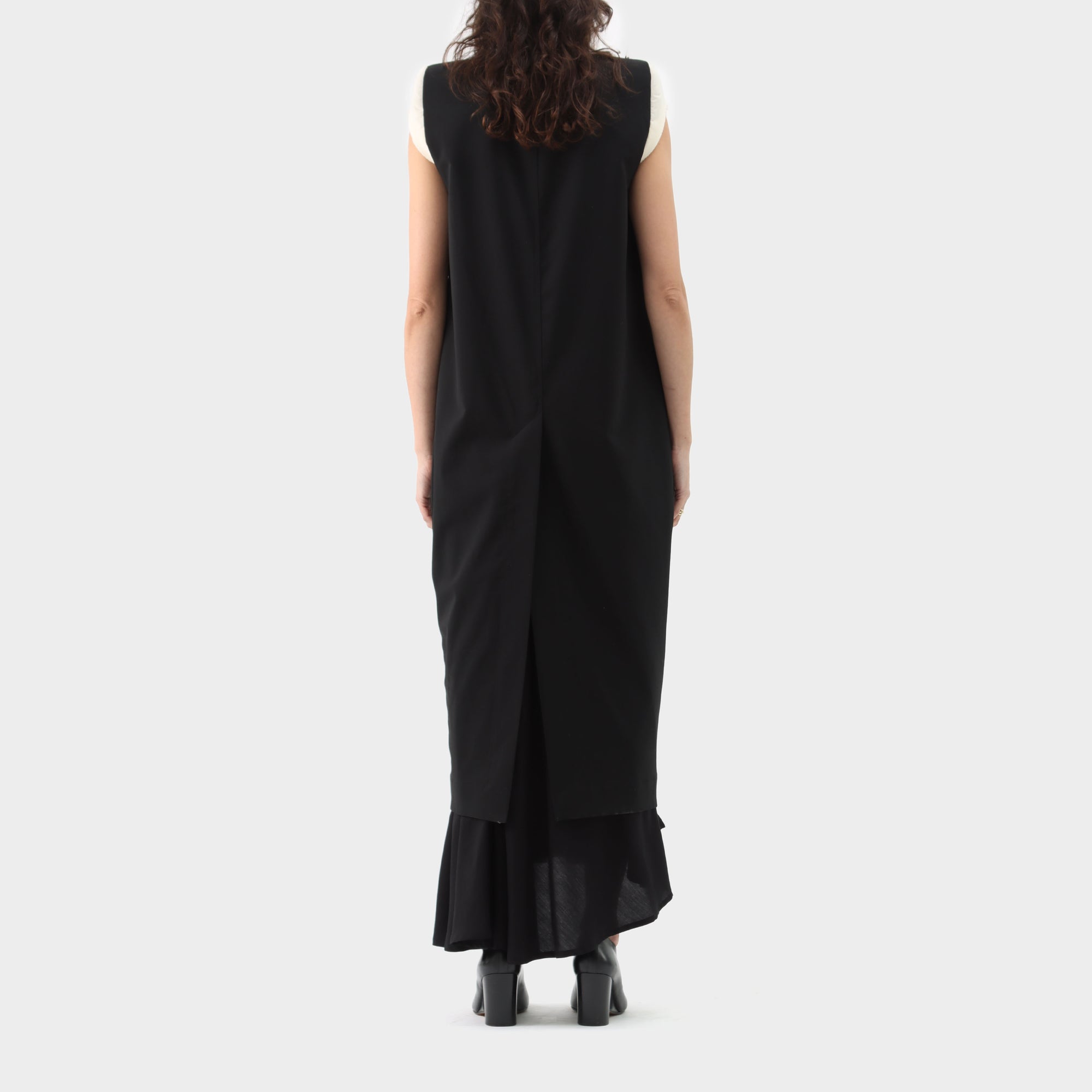 Rick Owens Padded Cap Sleeve Coat