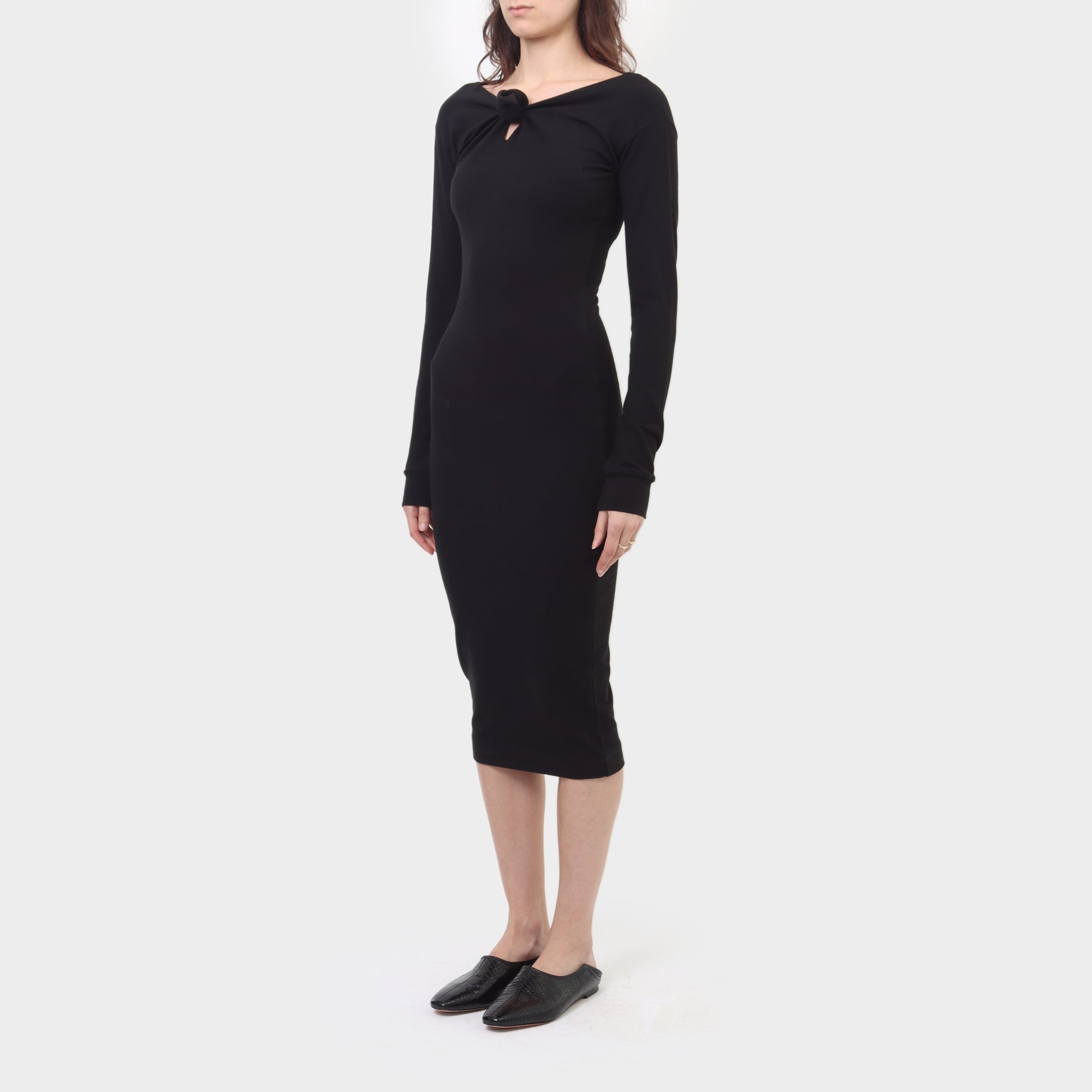 Romeo Gigli Fitted Knot Dress