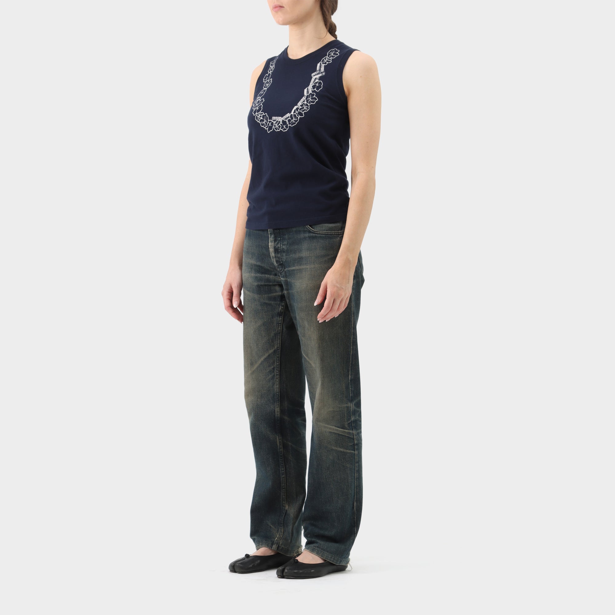 Undercover Necklace Print Tank Top