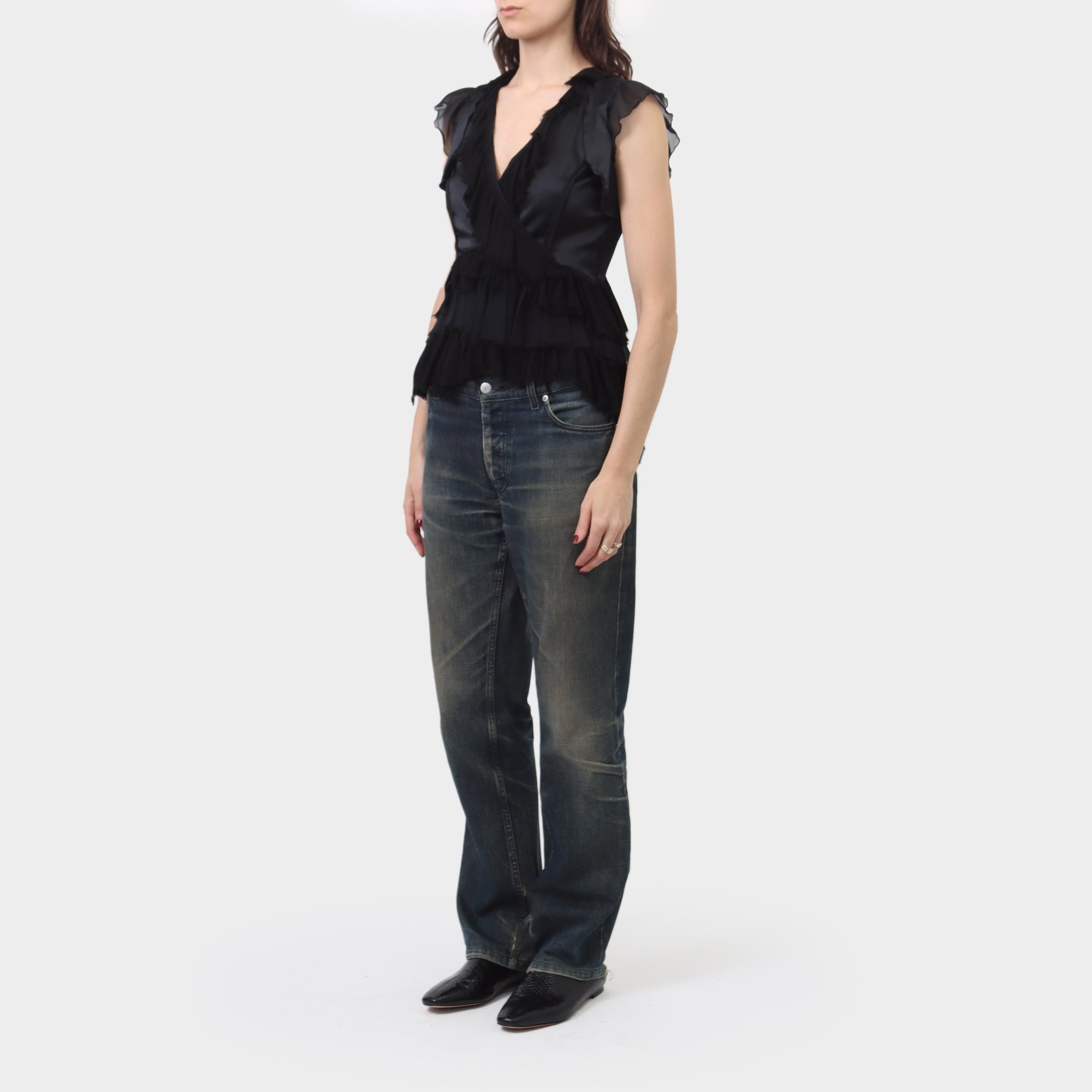 Undercover Tiered Chiffon Top