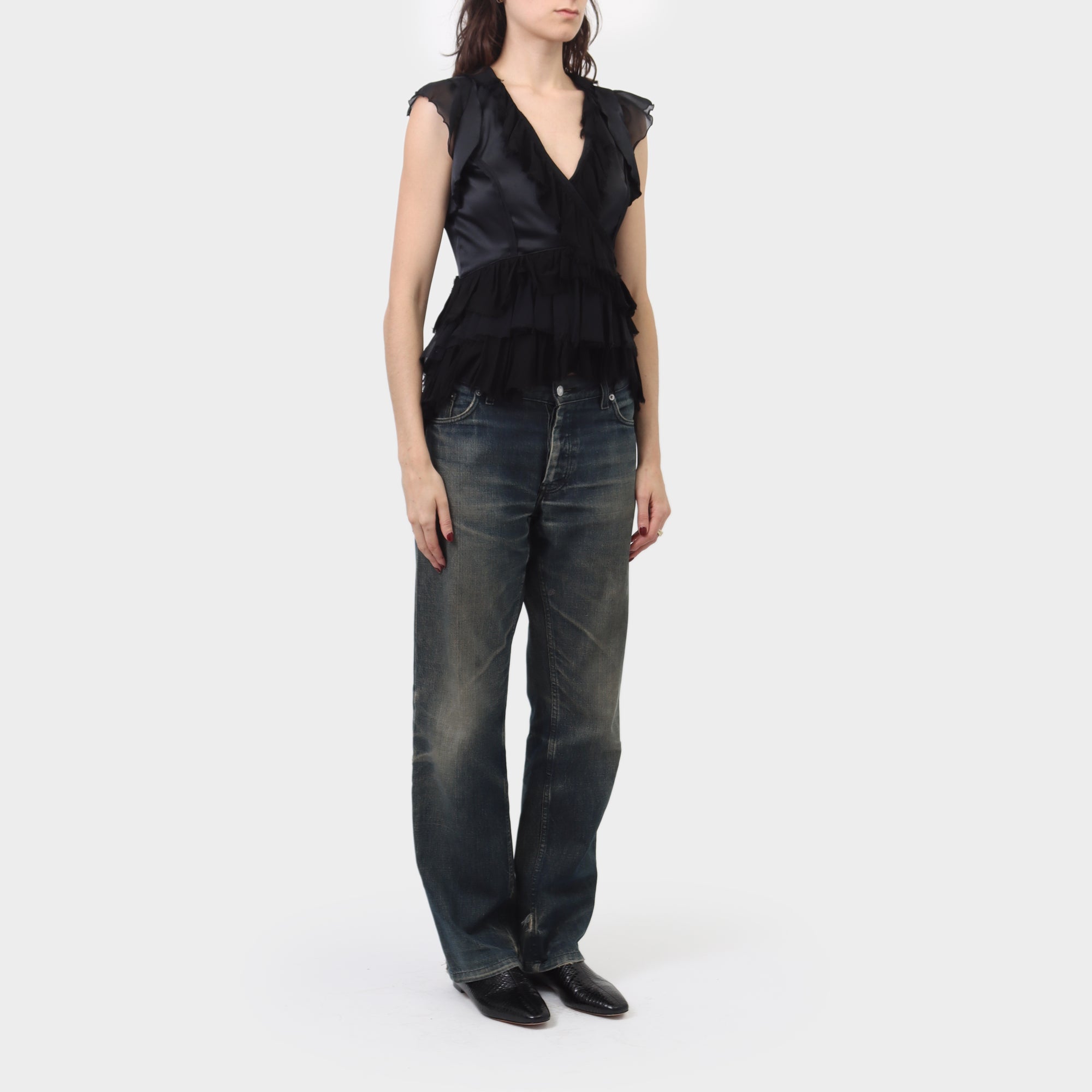 Undercover Tiered Chiffon Top