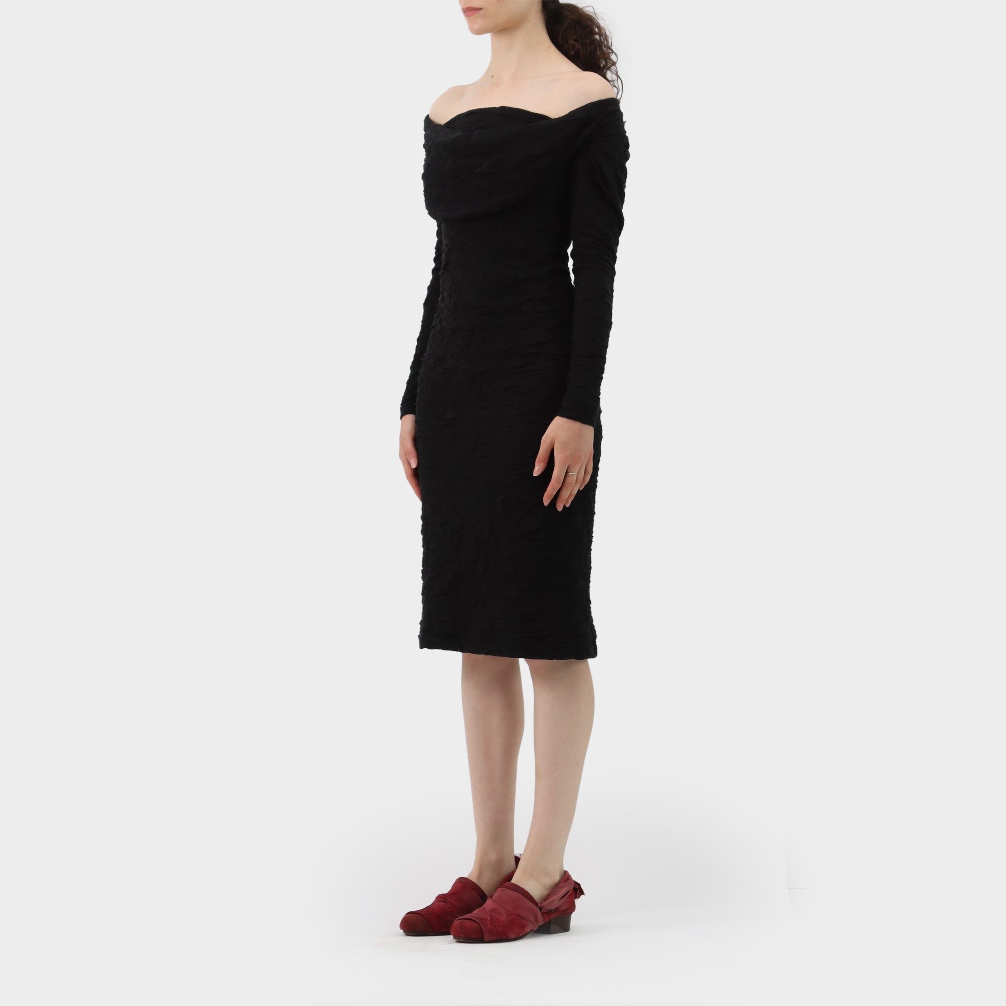 Vivienne Westwood Anglomania Textured Long sleeve Dress
