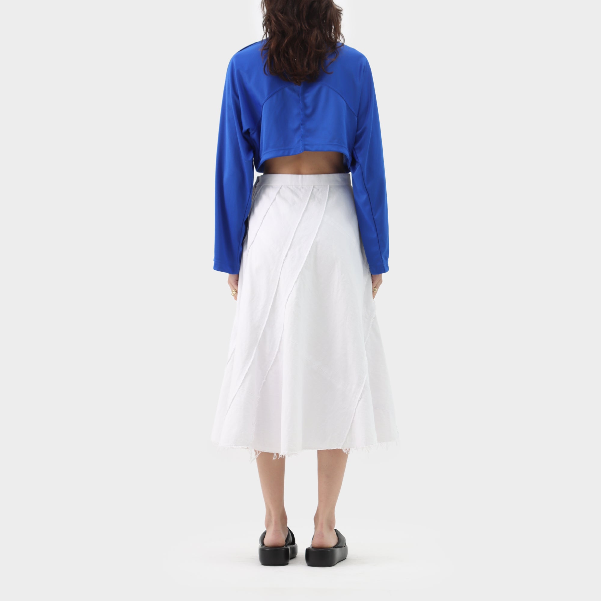 Tricot Comme des garcons paneled skirt