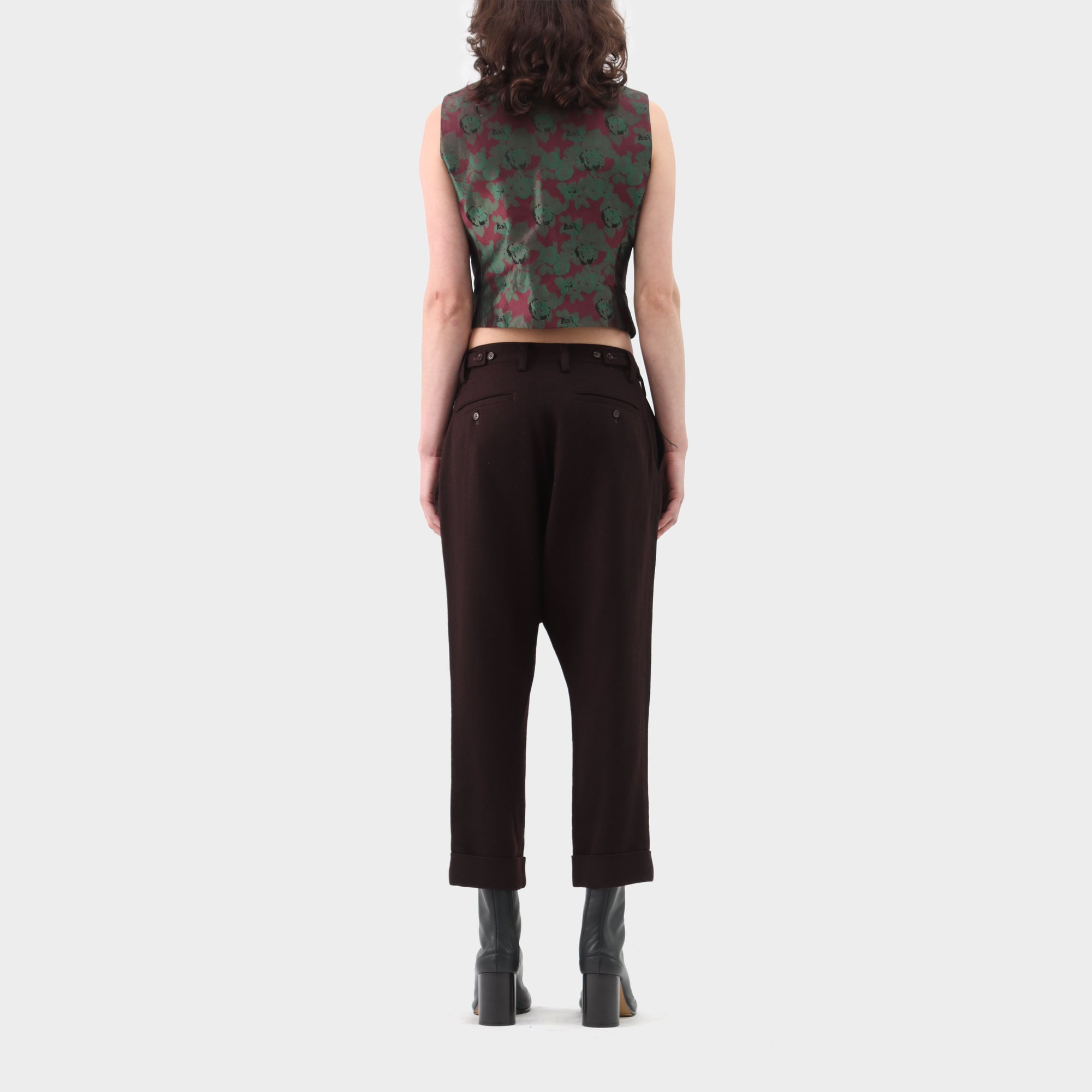 Yohji Yamamoto Noir Wool Drop Crotch Pants