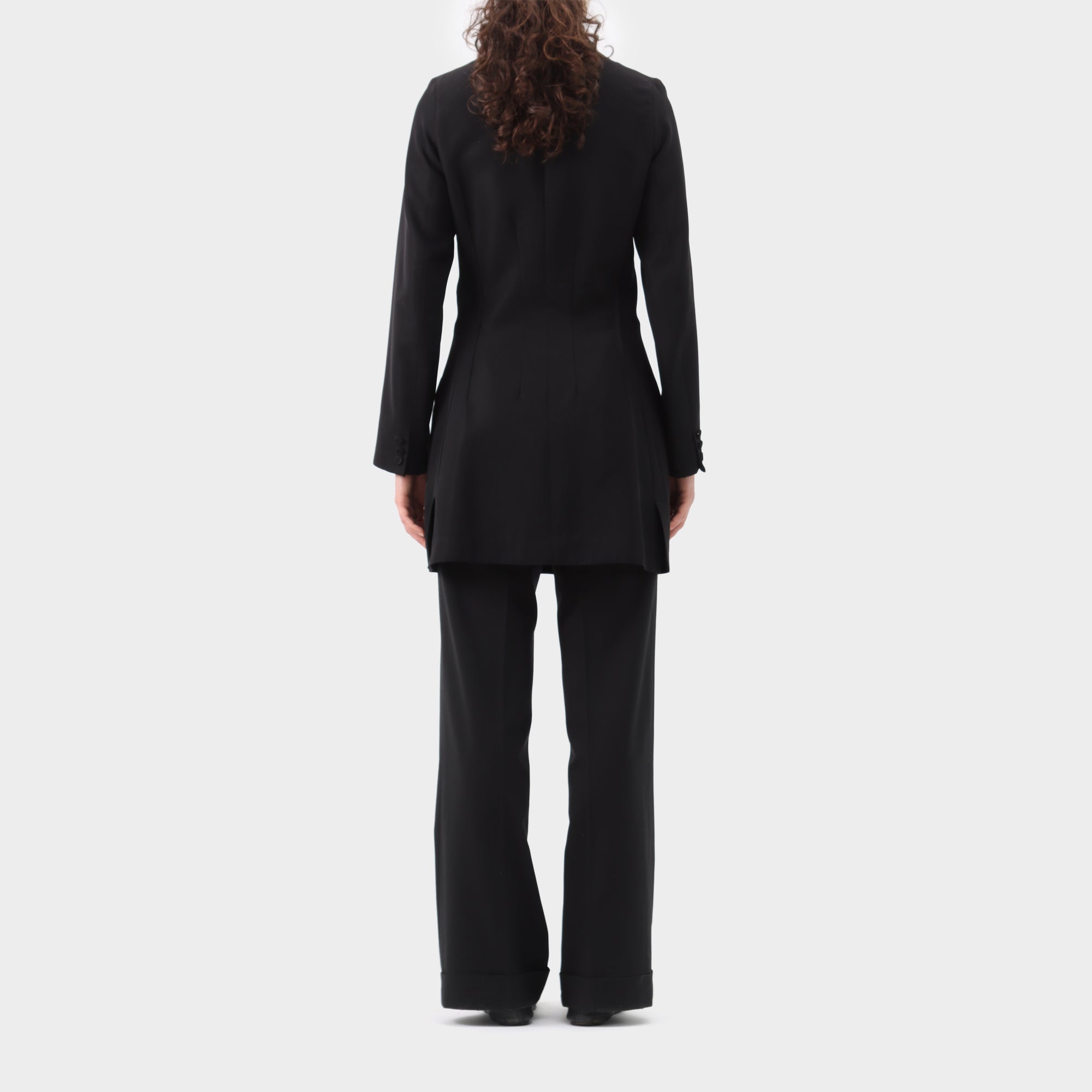 Yohji Yamamoto Tailored Inverted Dart Coat