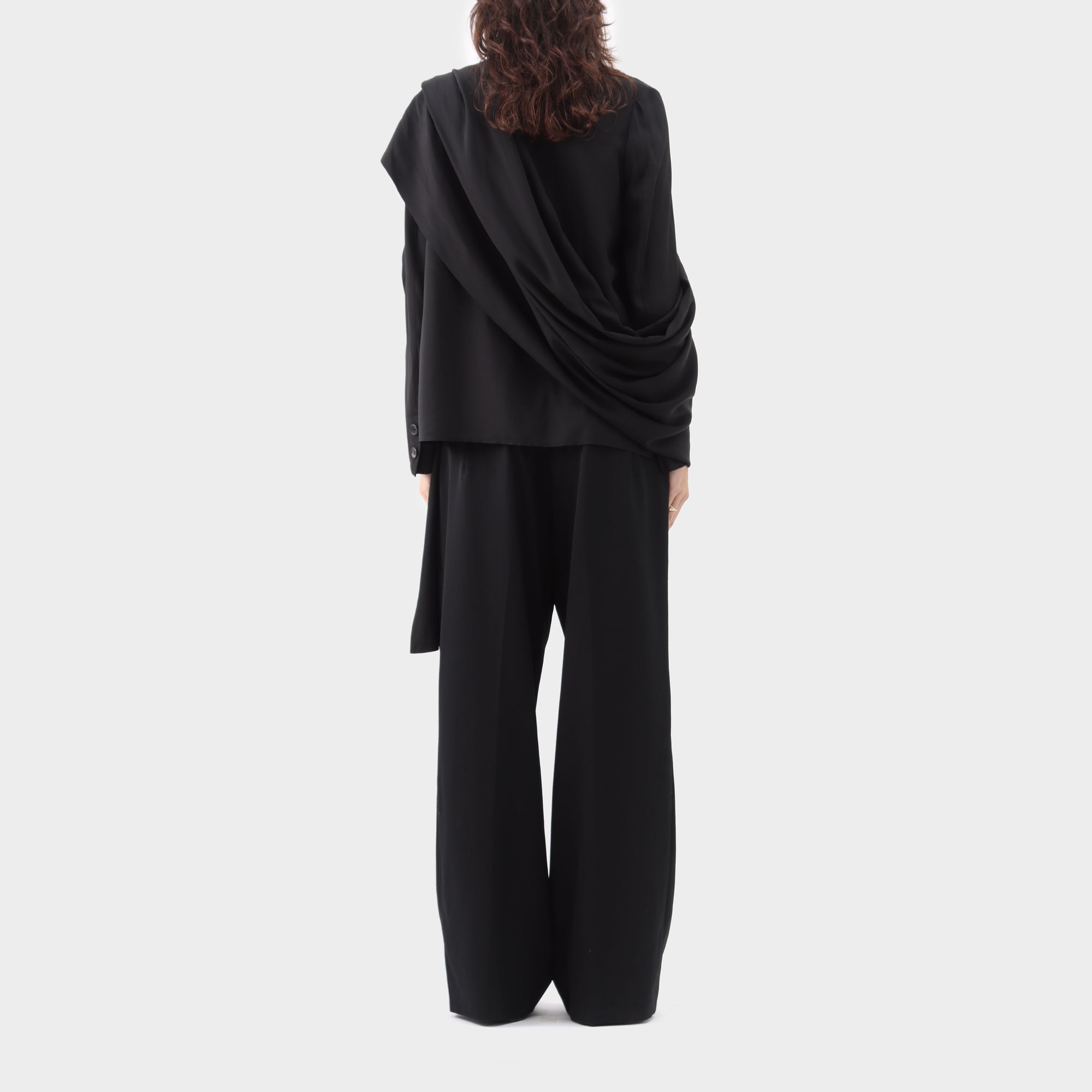 Yohji Yamamoto Silk Wrap Jacket