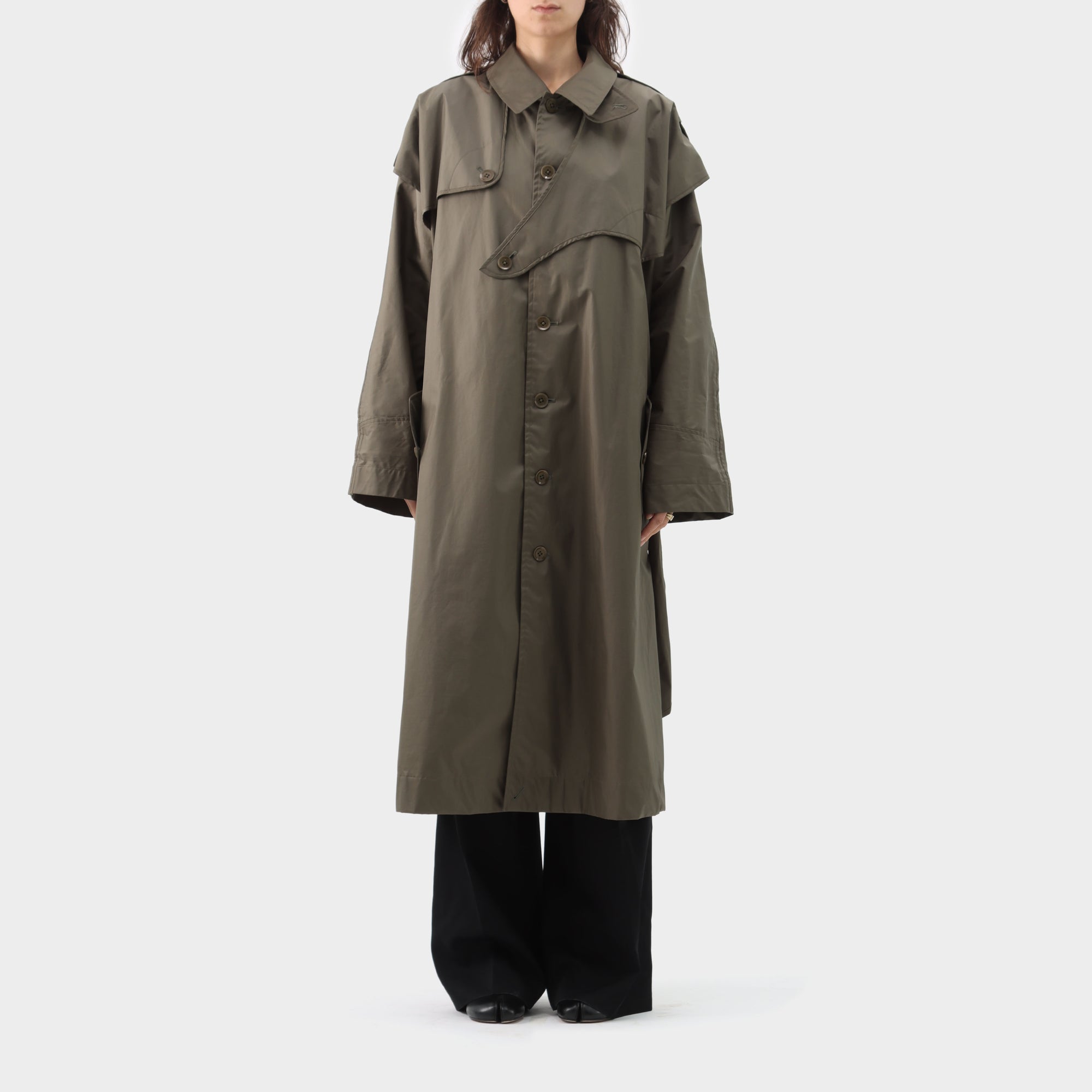 Yohji Yamamoto Pour Homme Wool Lined Trench Coat