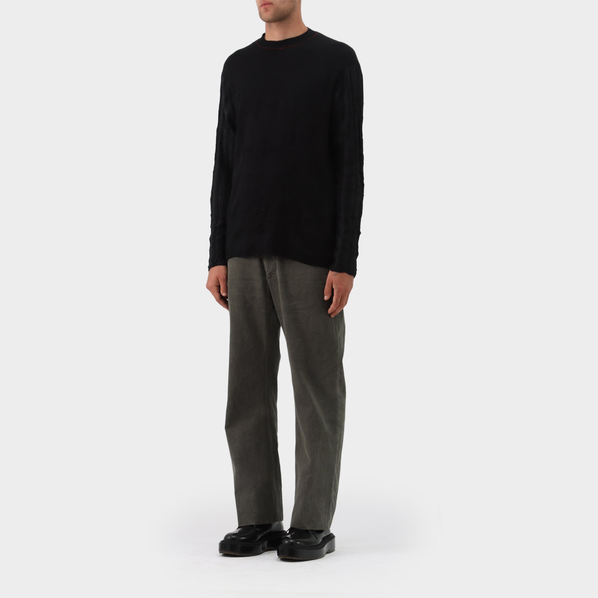 Yohji Yamamoto Regulation Textured Long Sleeve