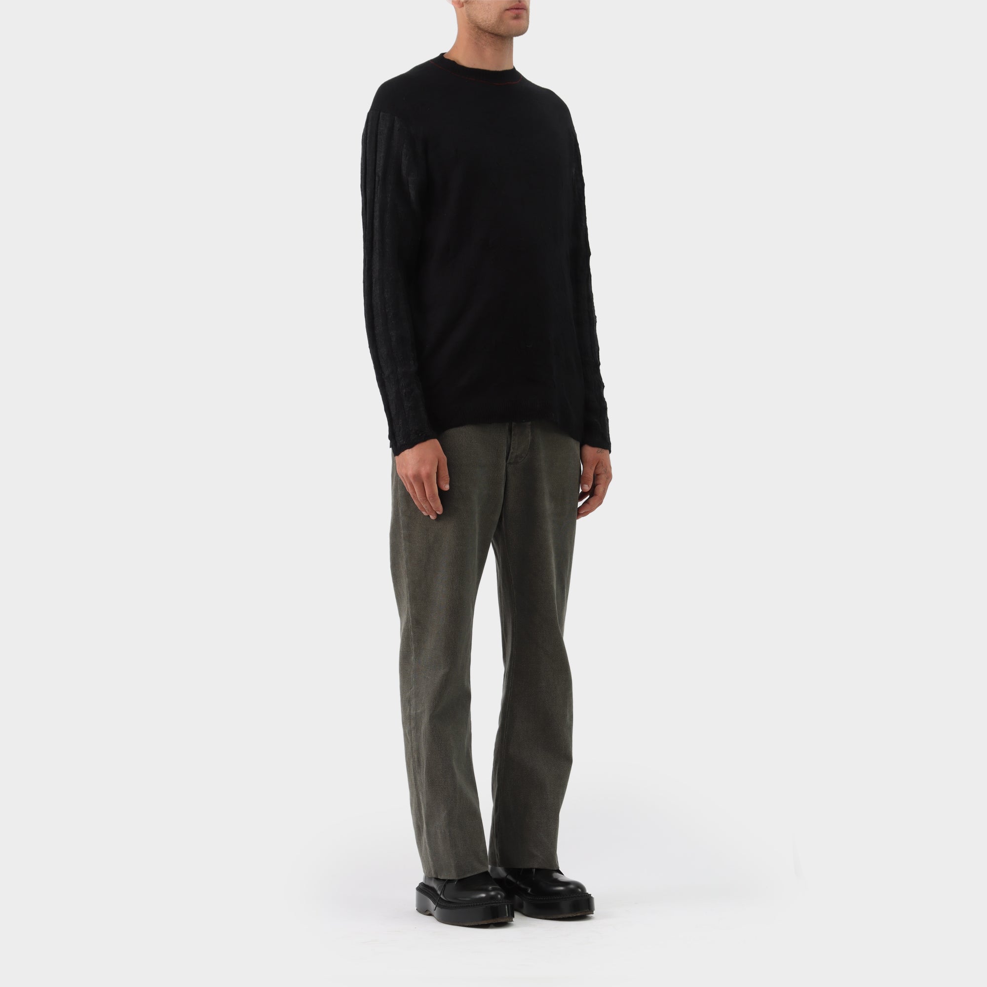 Yohji Yamamoto Regulation Textured Long Sleeve