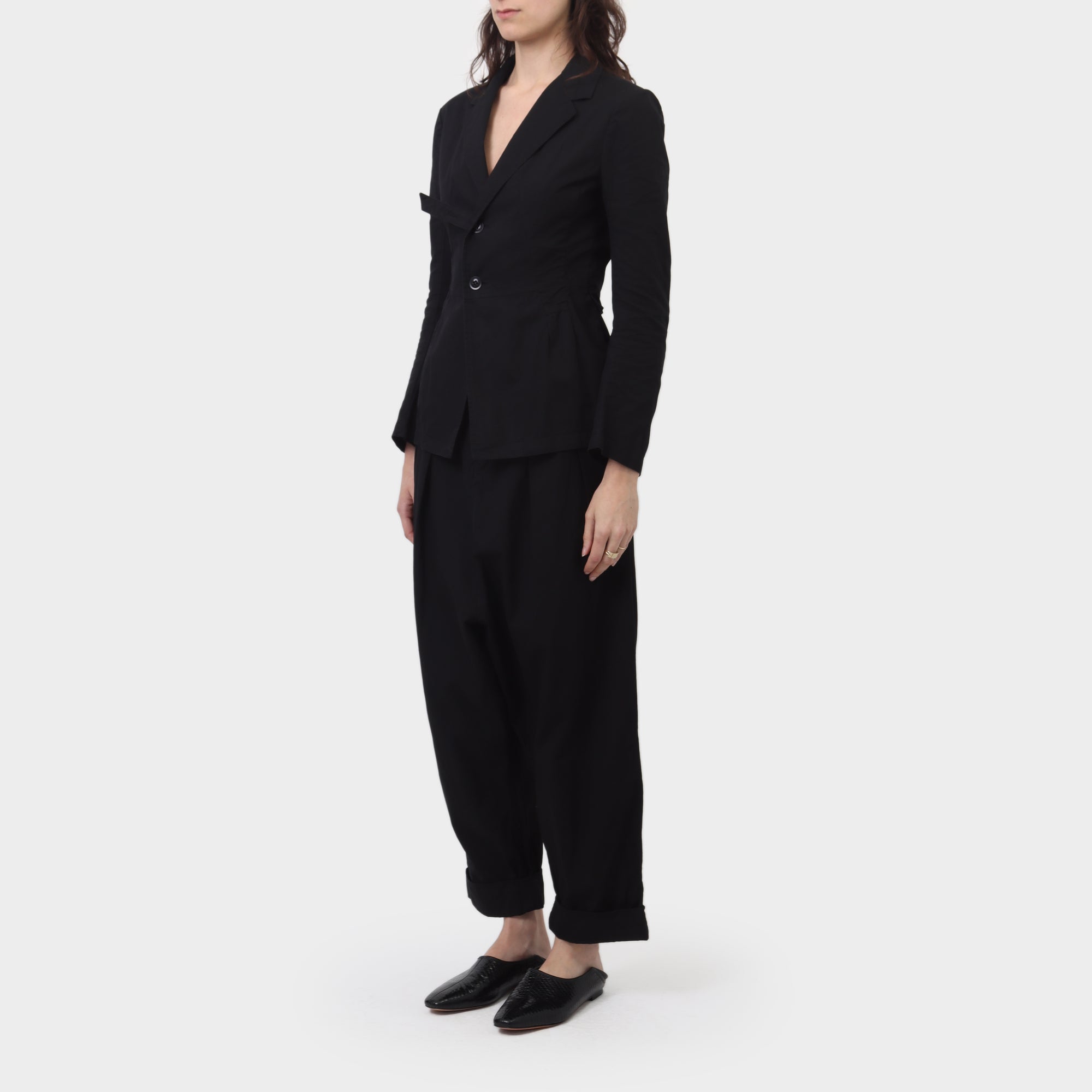 Y's Yohji Yamamoto Cotton / Linen lightweight suit