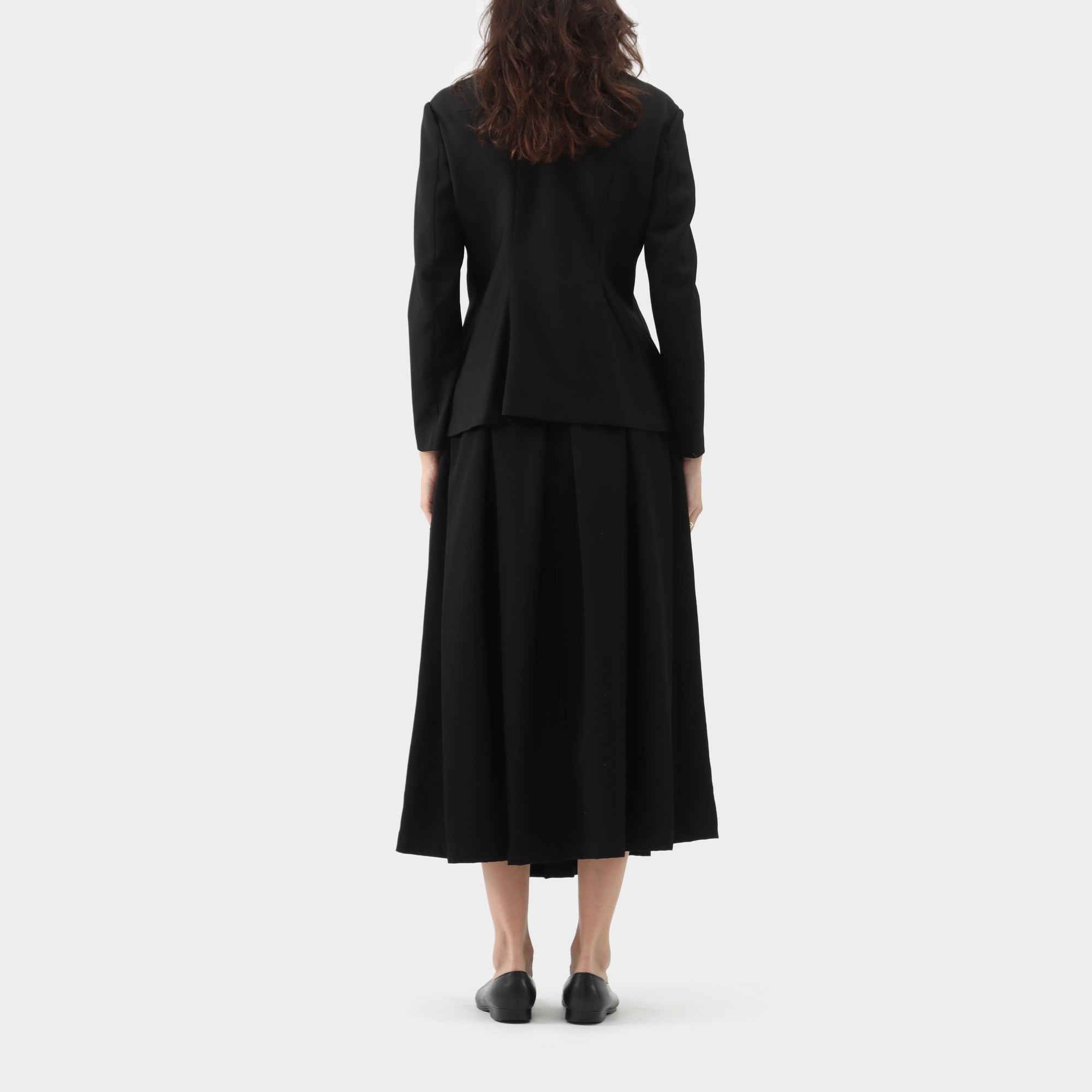 Yohji Yamamoto Wool Asymmetrical Zip Jacket