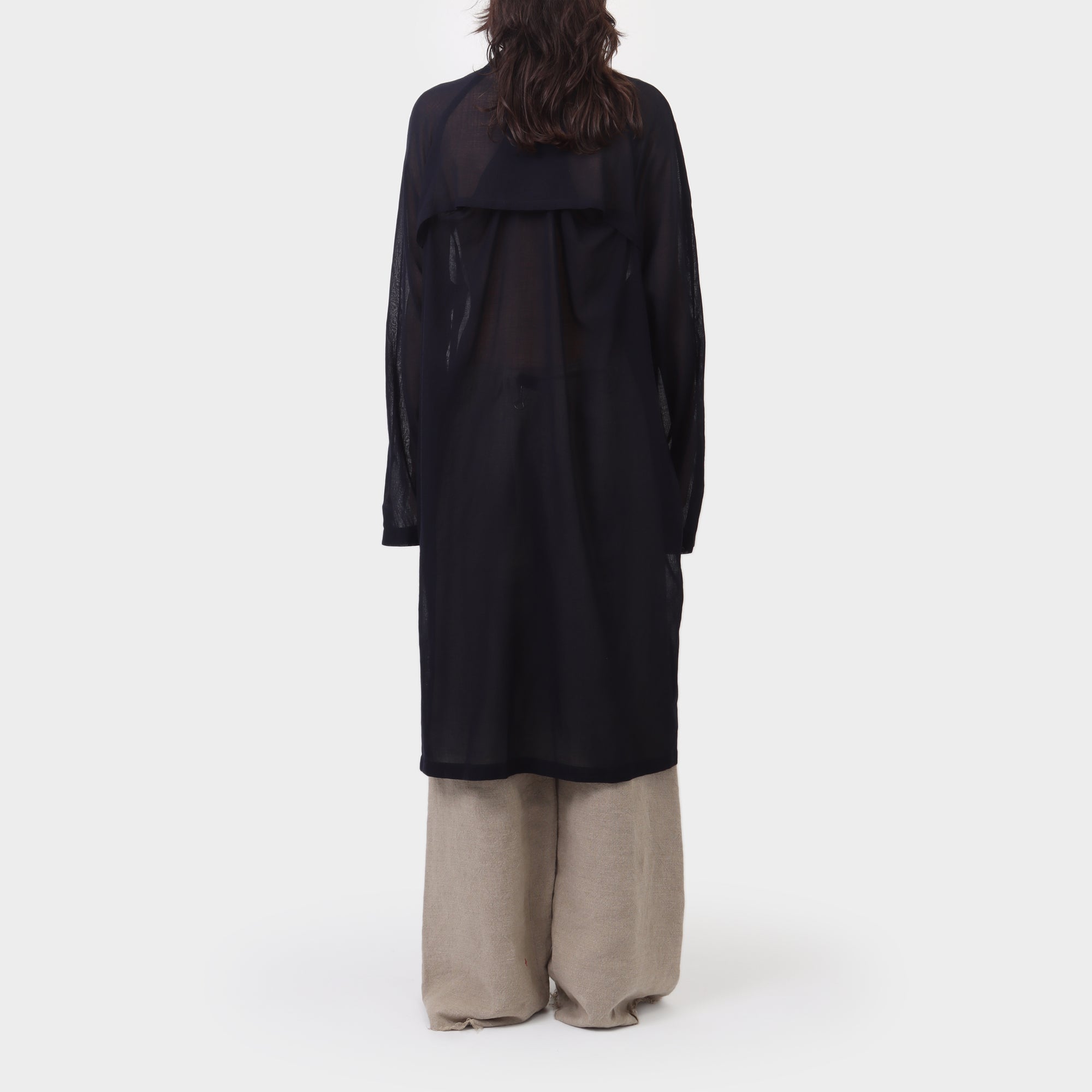 Zambesi Light Wool Gauze Trench Coat