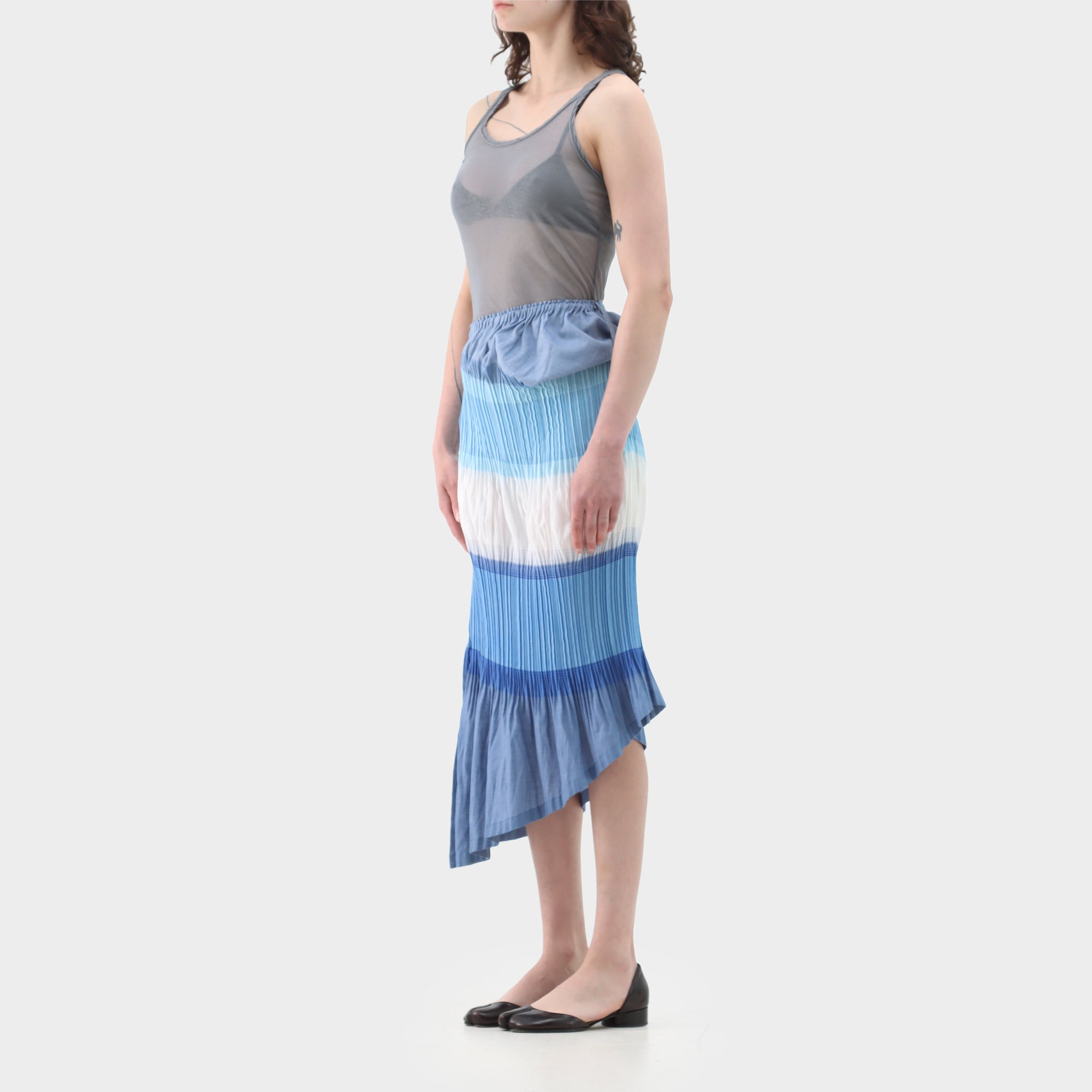 Issey Miyake Fete Pleated Degrade Skirt