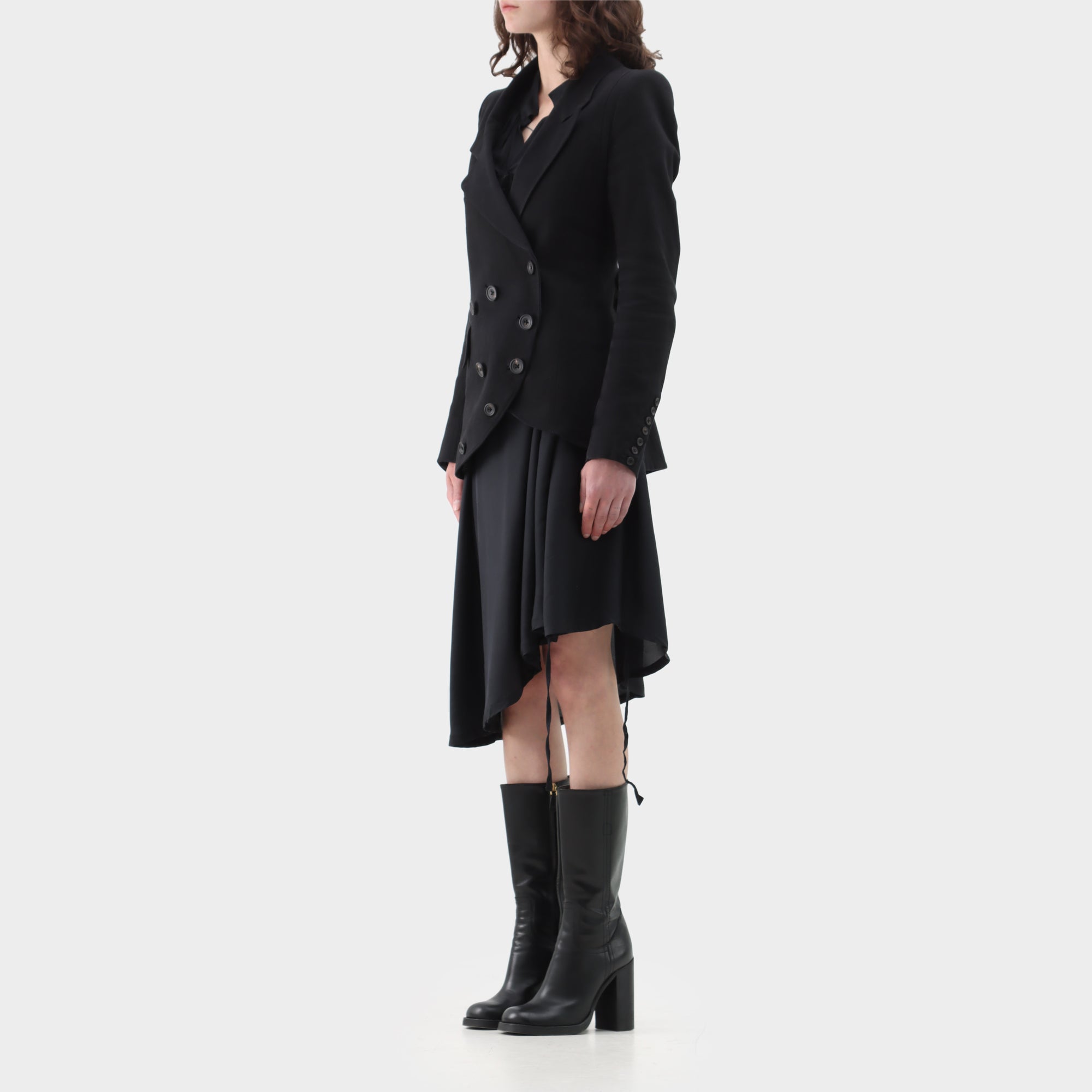 If 6 was 9 Denim Asymmetircal Blazer