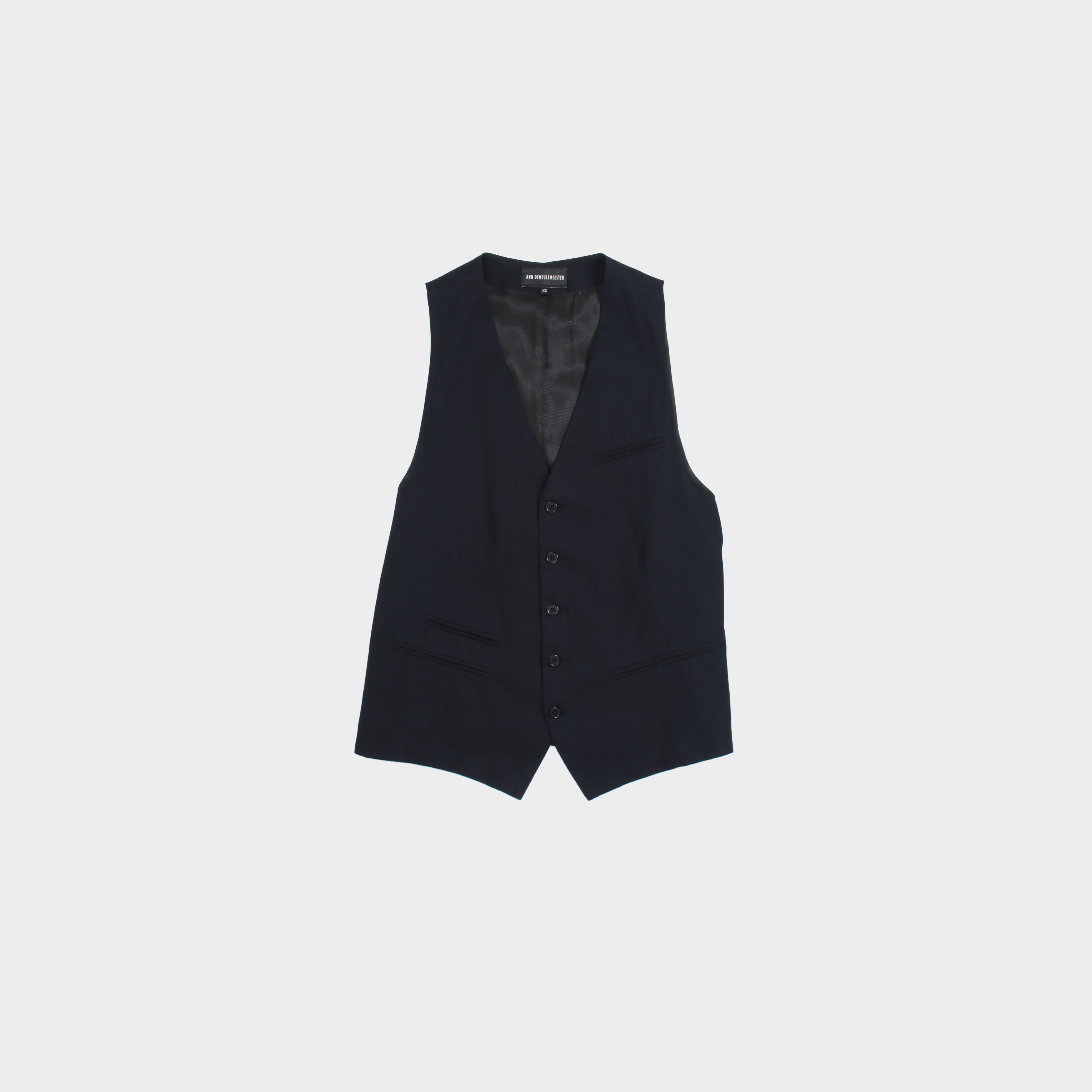 トップス Ann Demeulemeester mesh vest ANN DEMEULEMEESTER - SS07 Gradient silk vest with back straps – L