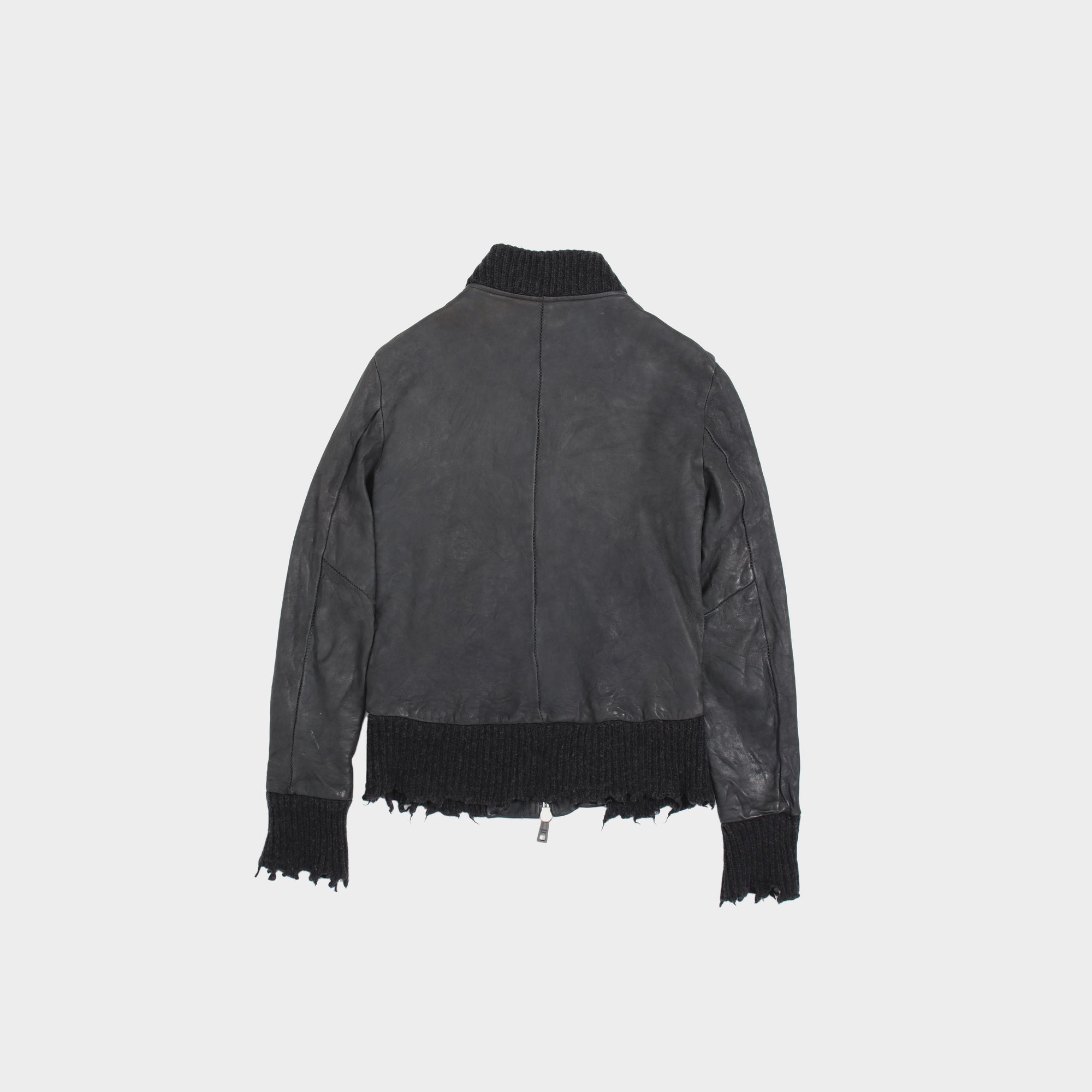 Giorgio Brato leather bomber jacket