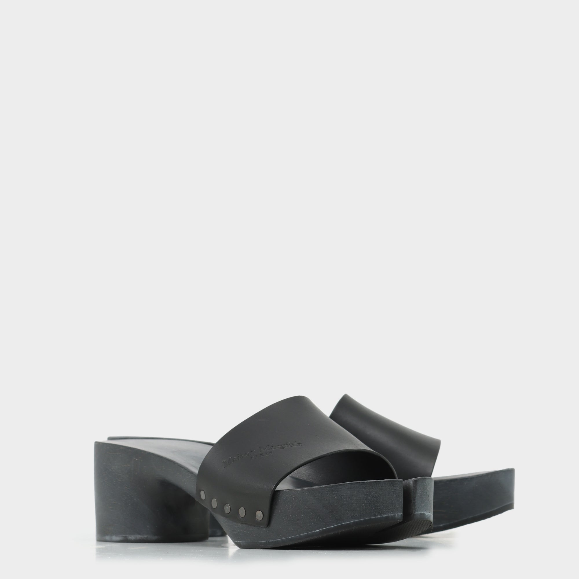 Masion Margiela Wooden Tabi Clogs