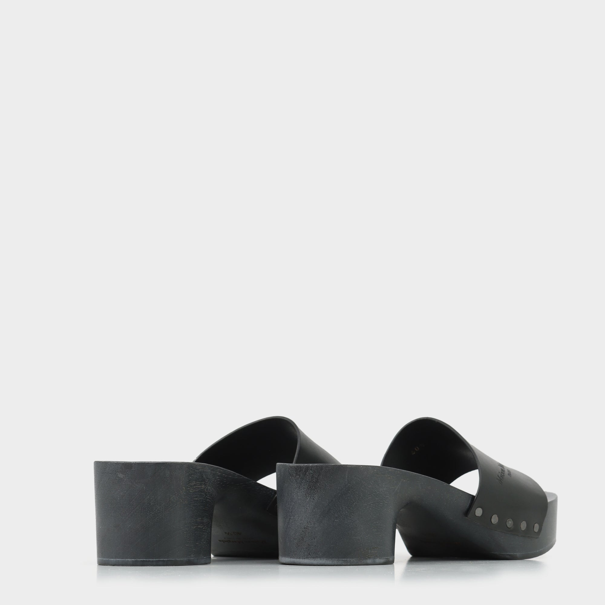 Masion Margiela Wooden Tabi Clogs