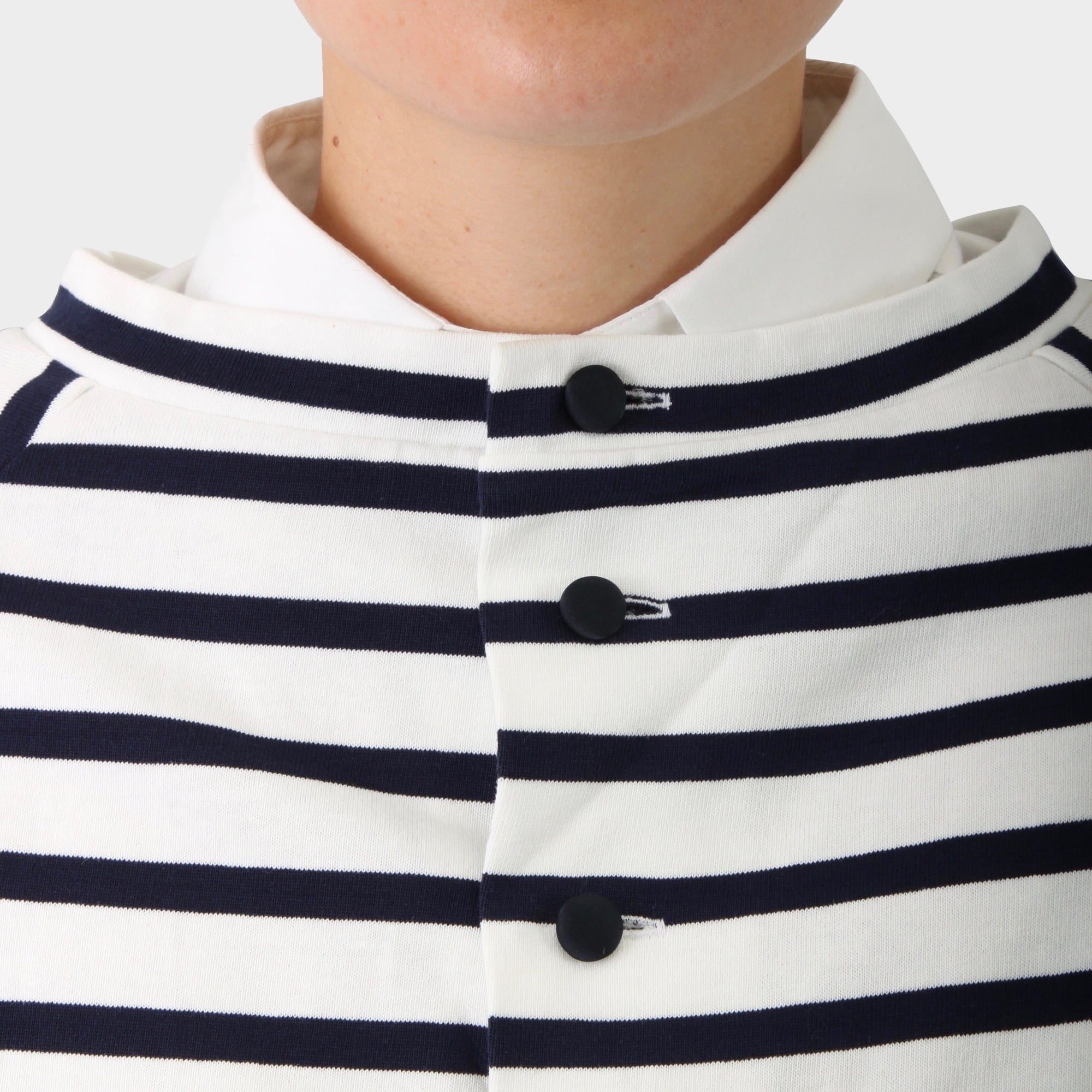Sacai Breton Stripe Deconstructed Top