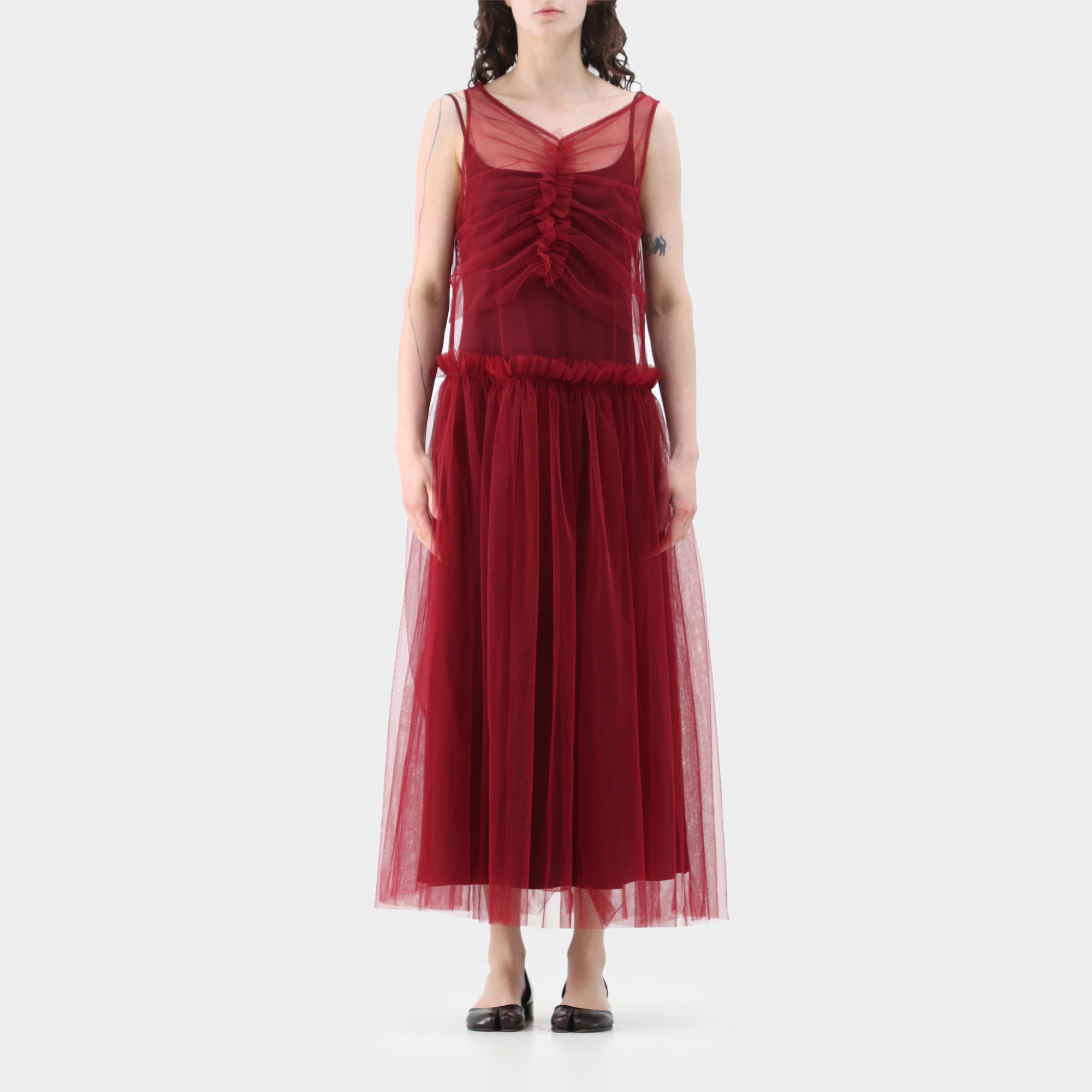 Molly Goddard tulle midi dress