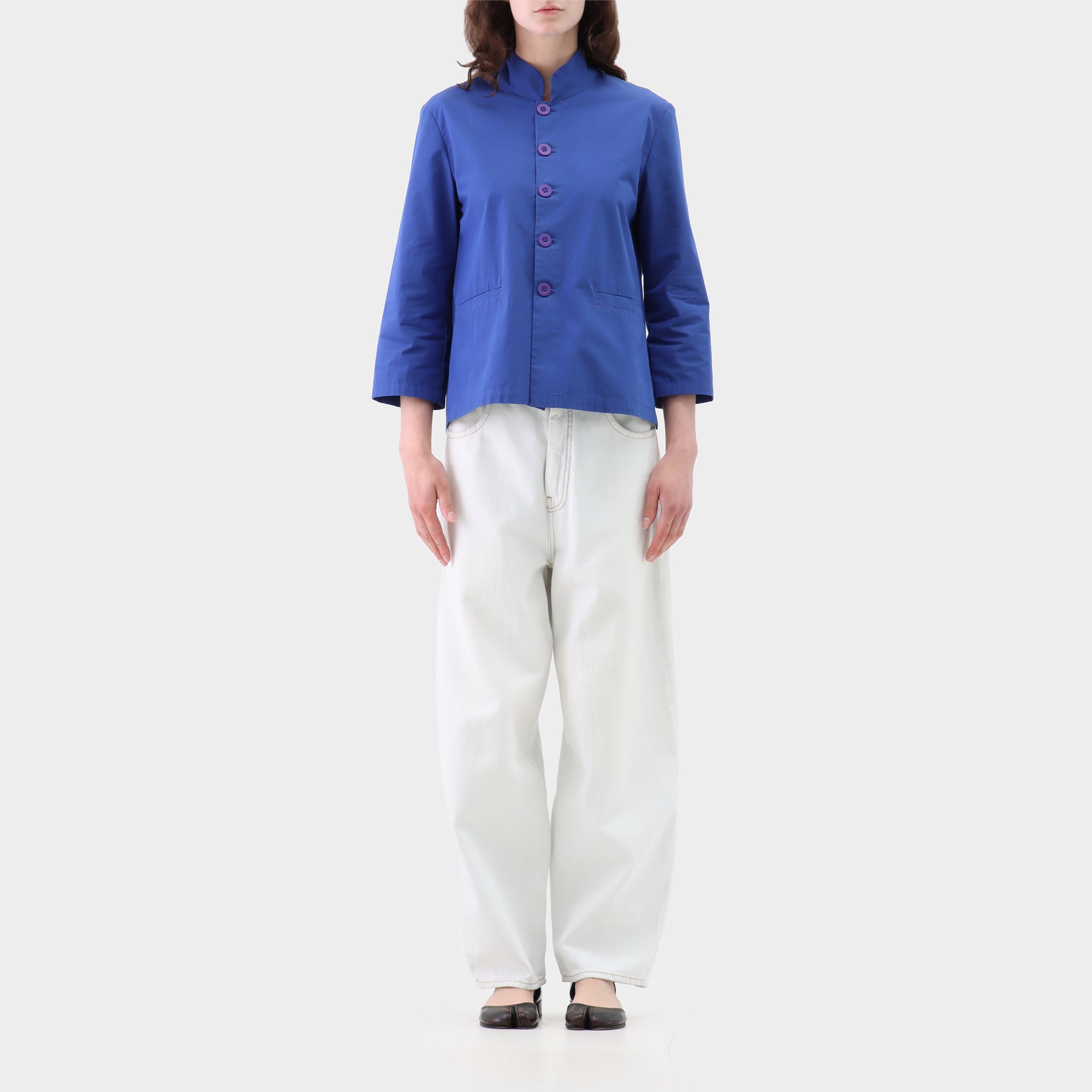 MM6 Light Wash Barrel Jeans