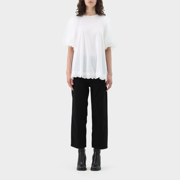 Simone Rocha Tulle Sleeve TSHIRT