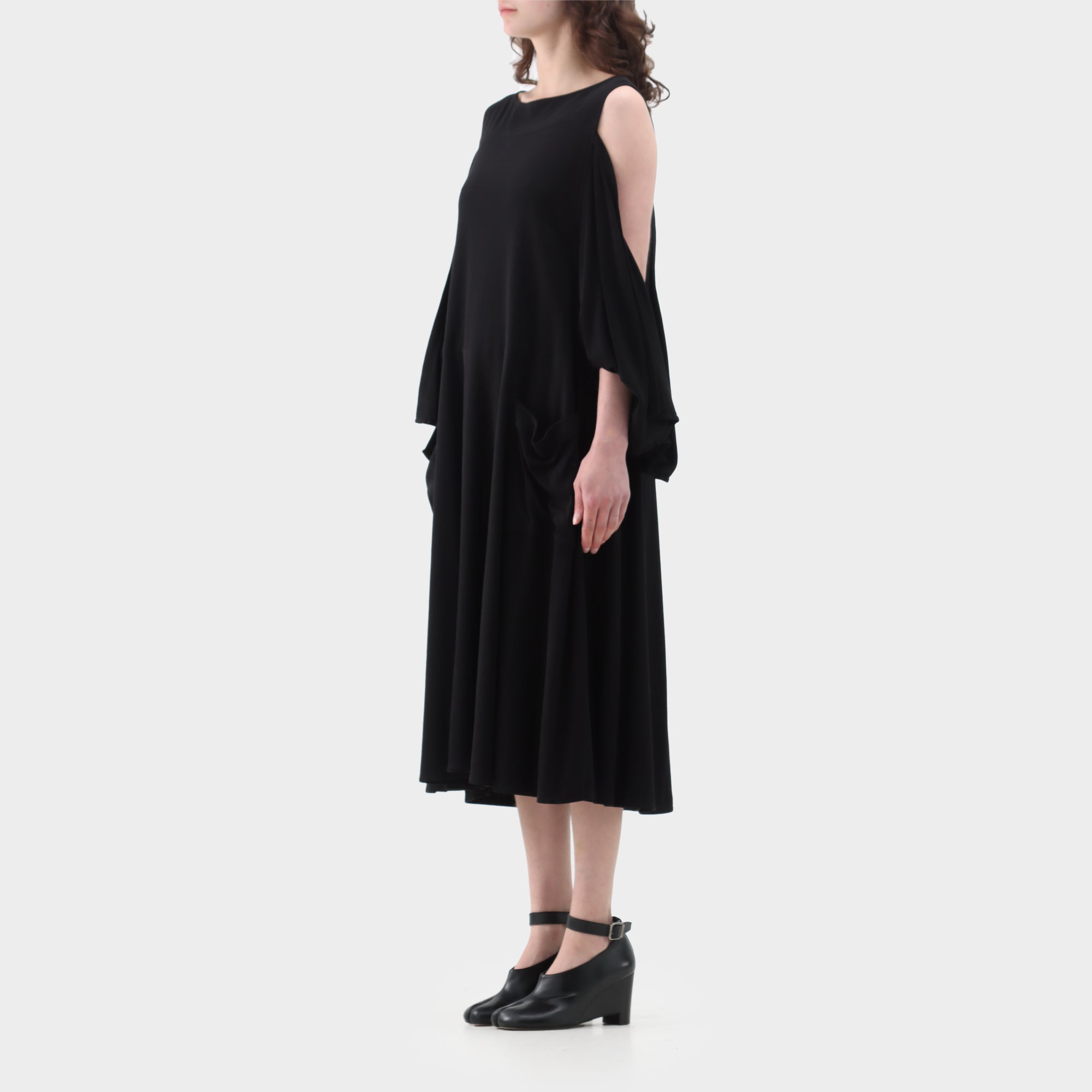 Yohji Yamamoto open sleeve dress