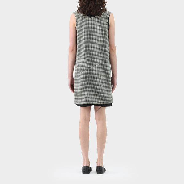 Tricot Comme des Garçons Wool/Nylon Houndstooth Dress