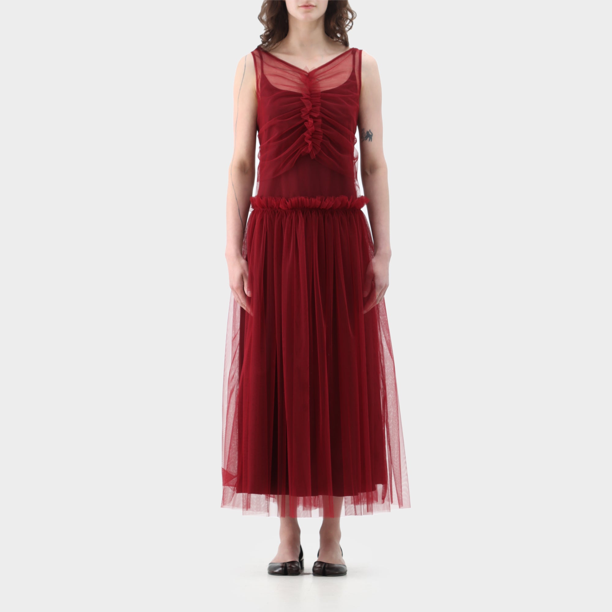 Molly Goddard tulle midi dress