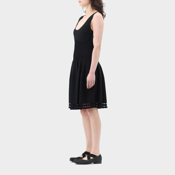 Alexander McQueen Knit Scallop Hem Dress