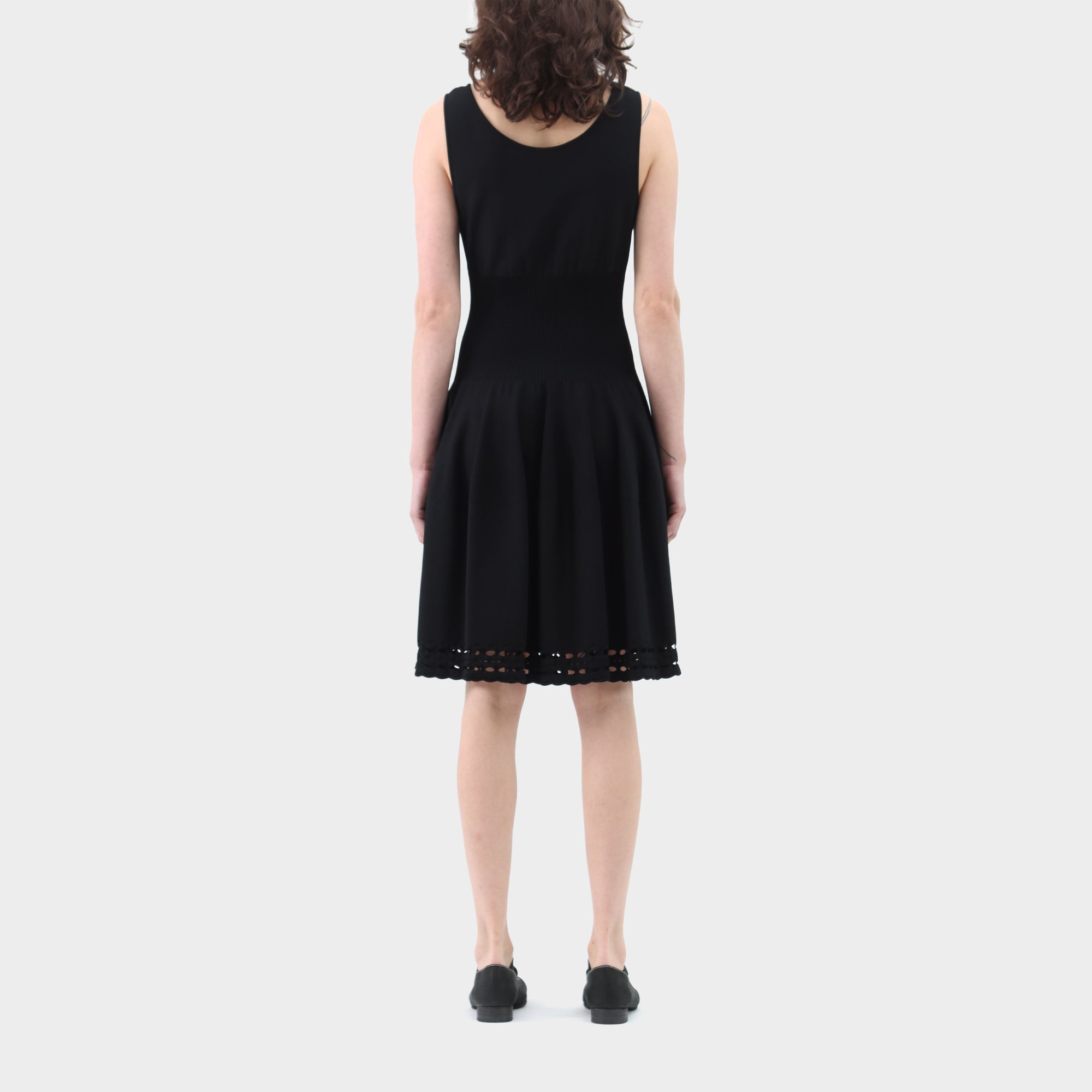 Alexander McQueen Knit Scallop Hem Dress