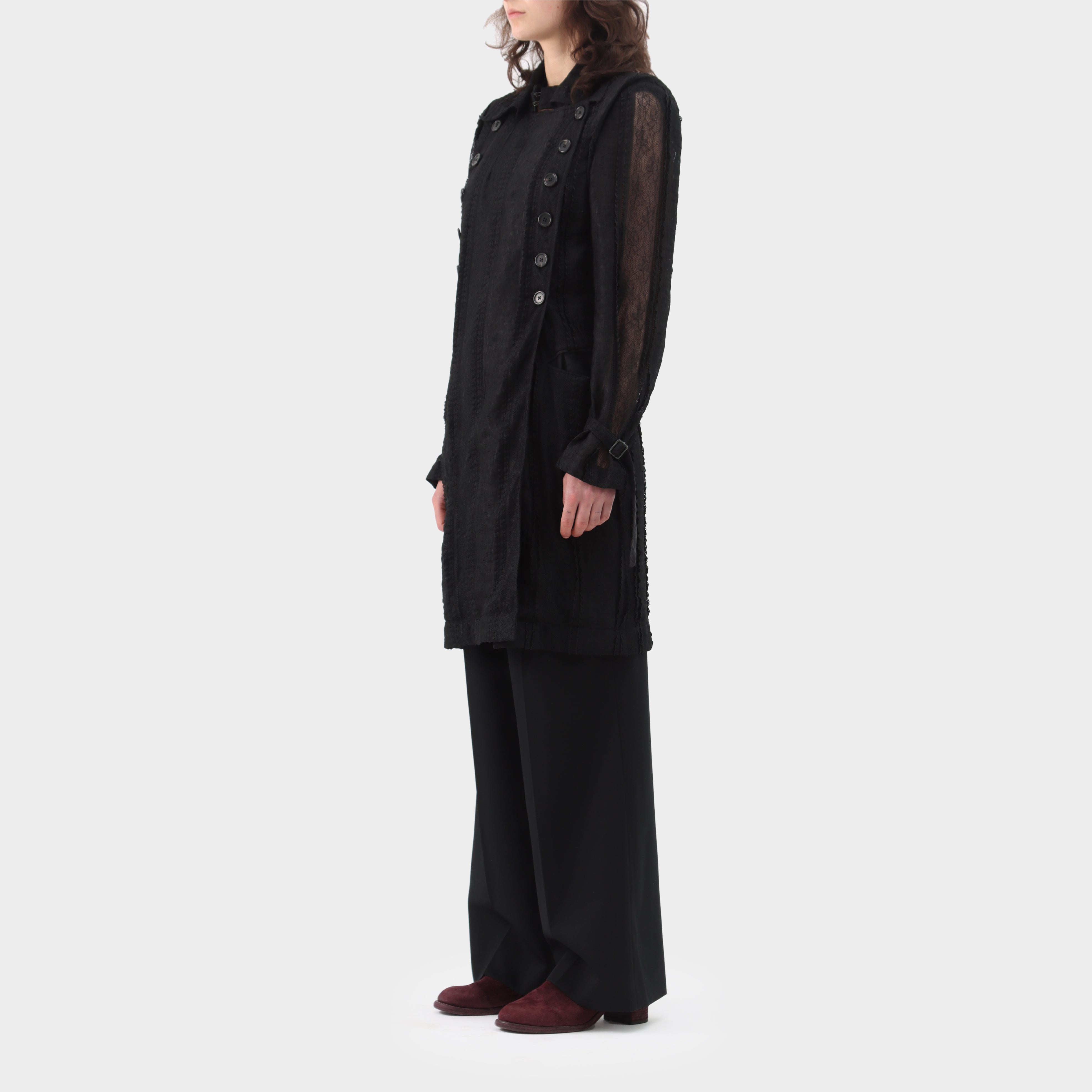 Ann Demeulemeester lace trench coat – Shop Bruce Ann Demeulemeester lace trench coat – Shop Bruce