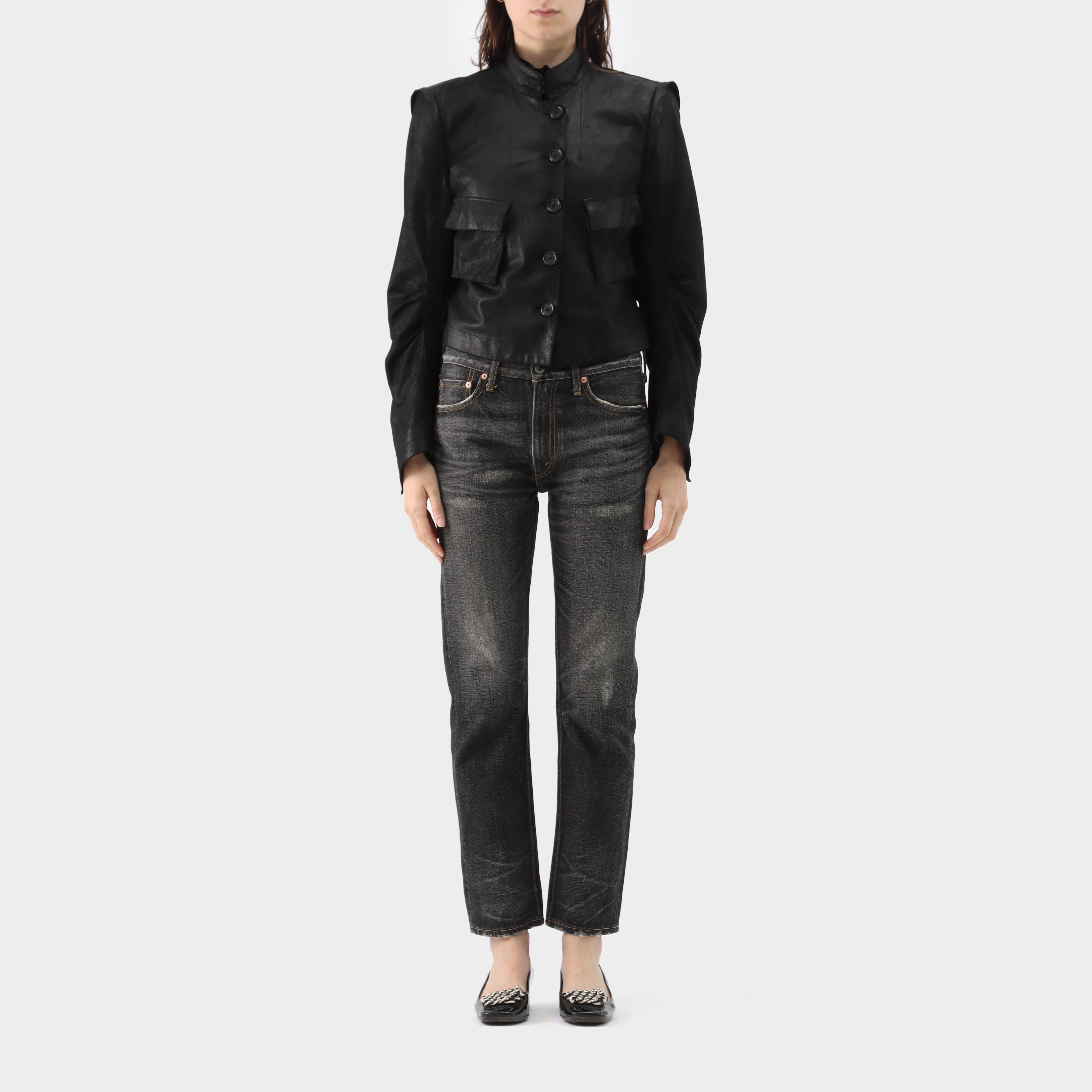 Ann Demeulemeester Victorian Leather Jacket – Shop Bruce