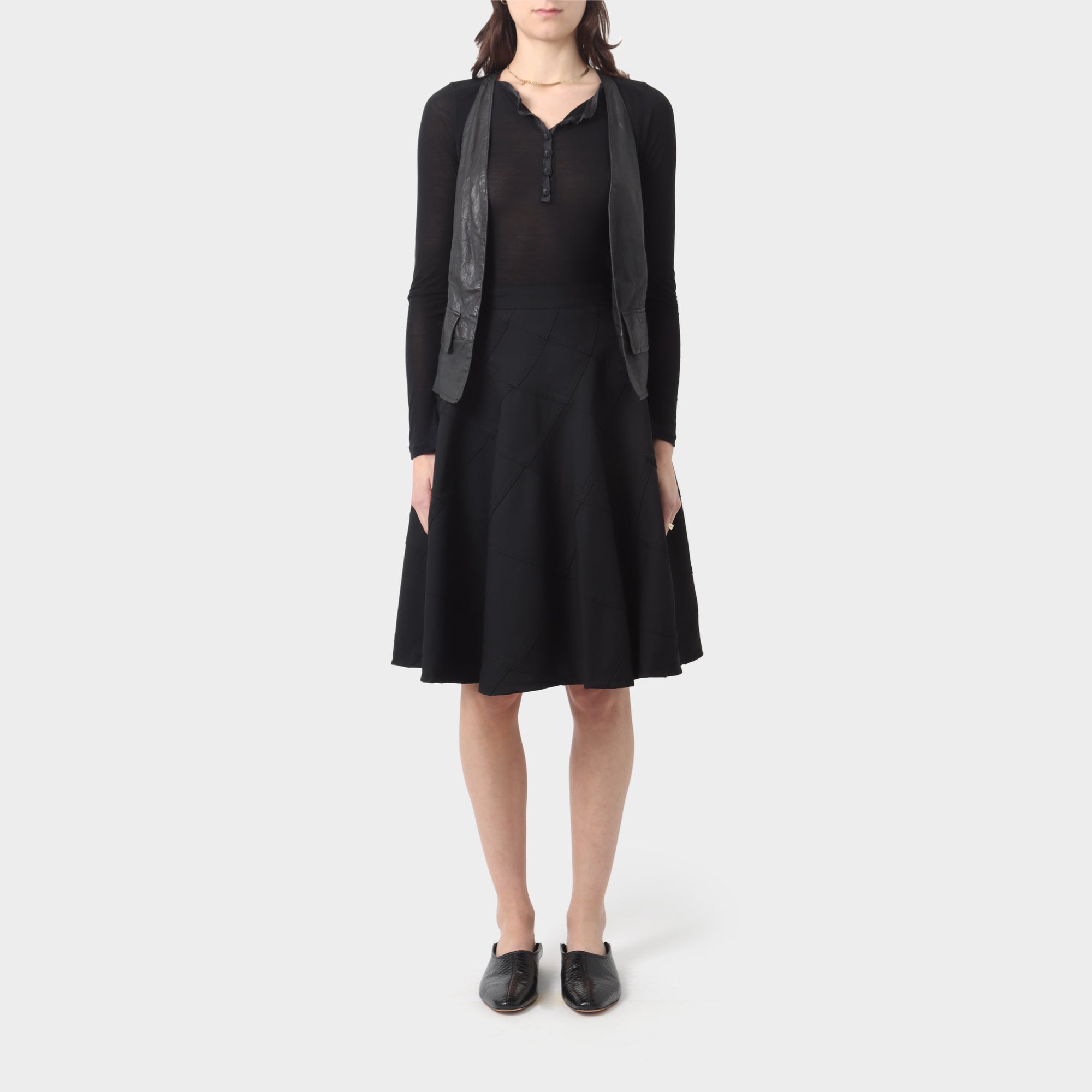 Ann Demeulemeester leather vest