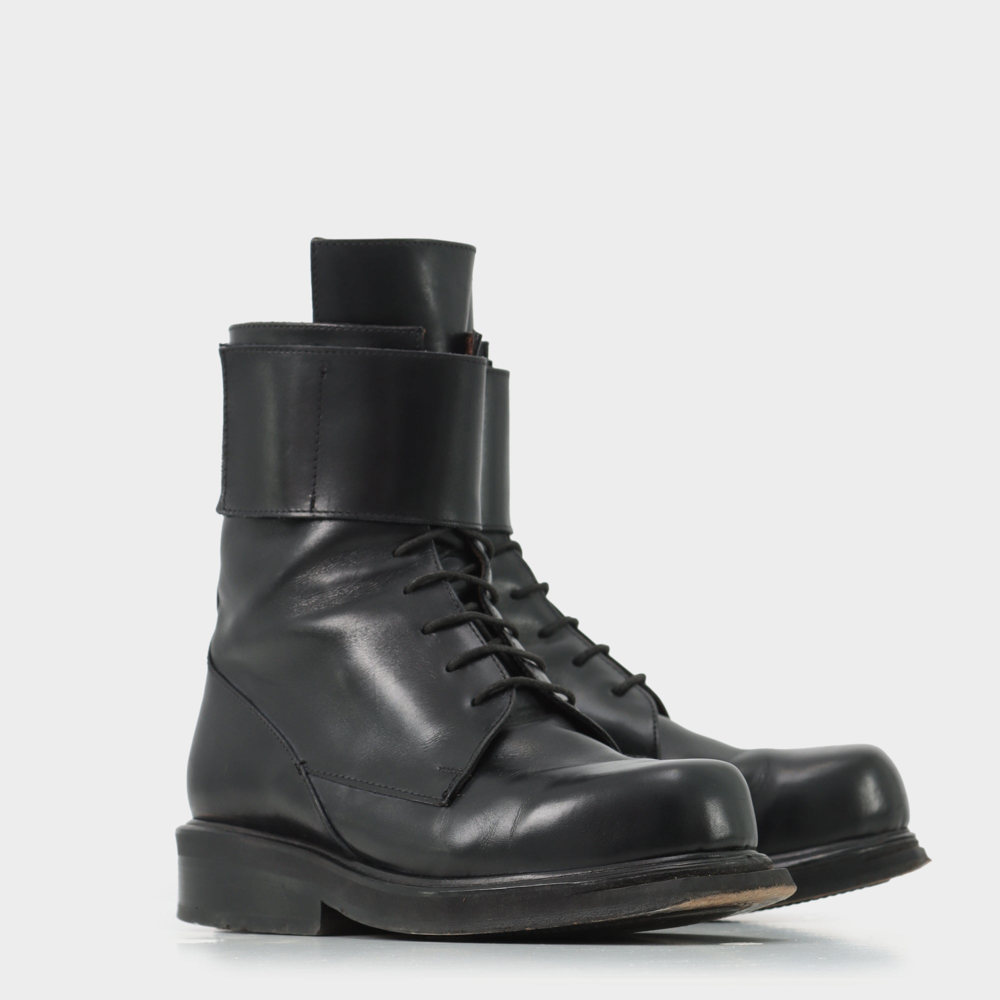 Dirk Bikkembergs Velcro Closure Leather Boots