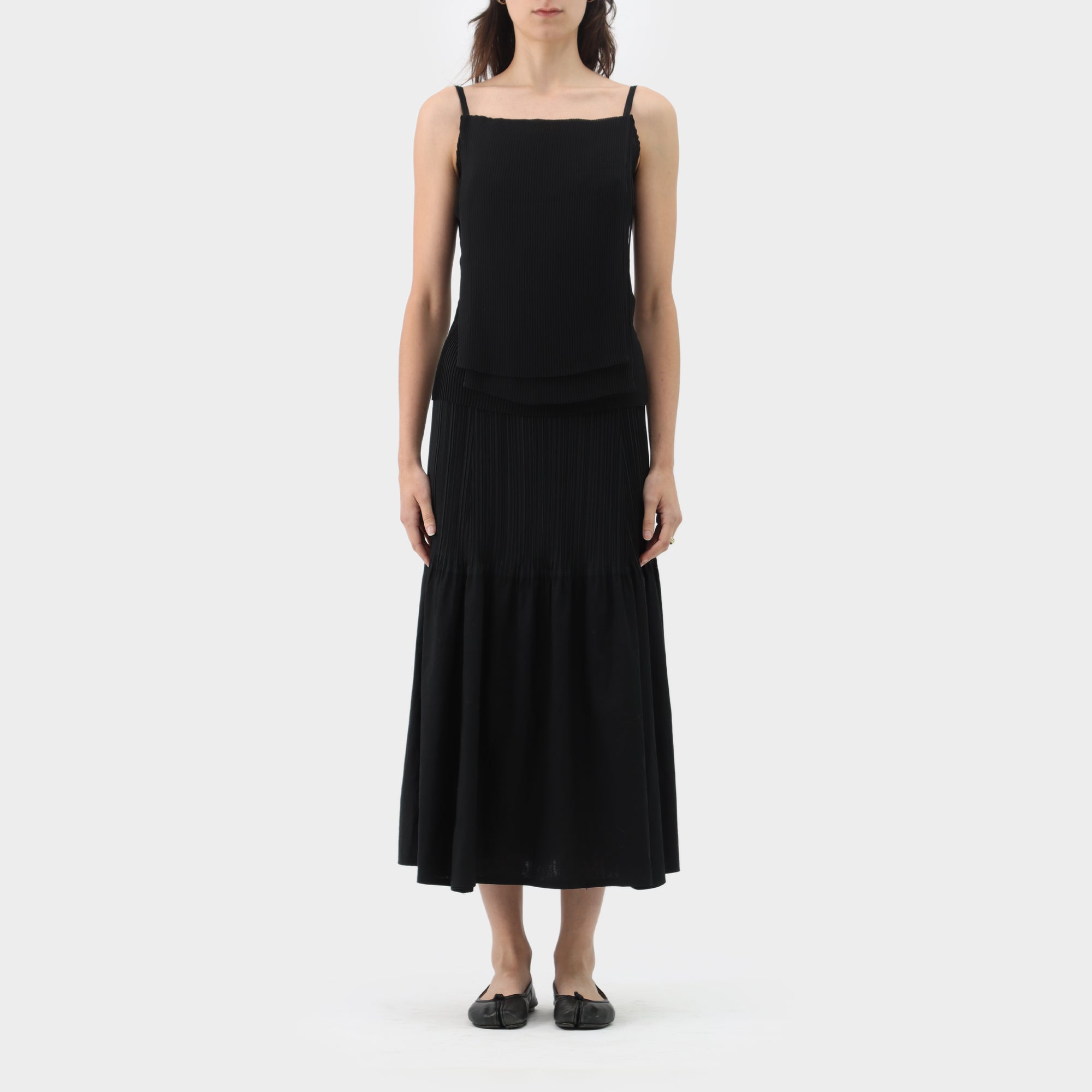 Issey Miyake White Label Pleated Top