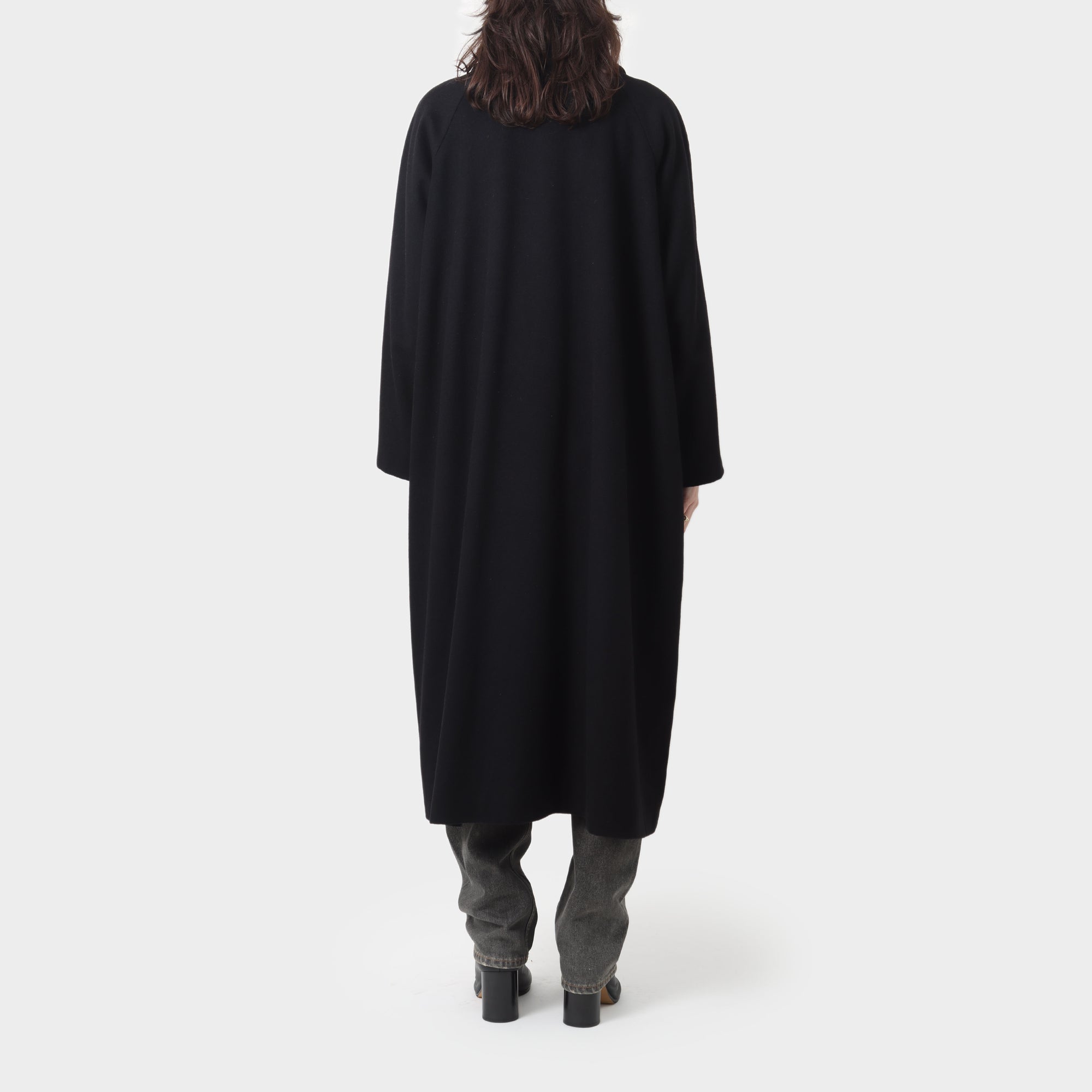 ÉCOLE DE CURIOSITÉS Wool & Cashmere trench coat