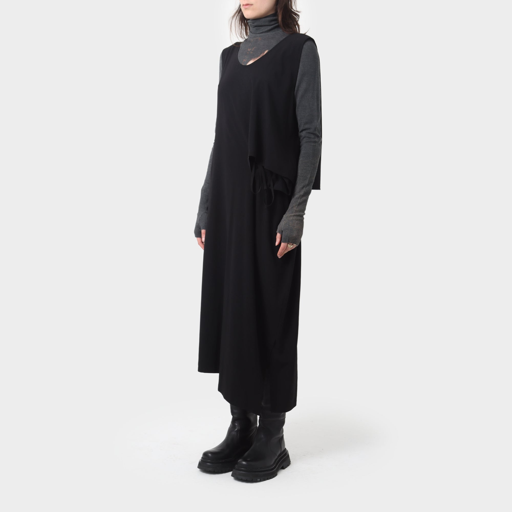 Michiko by Y's Yohji Yamamoto Side Cut Tank Dress