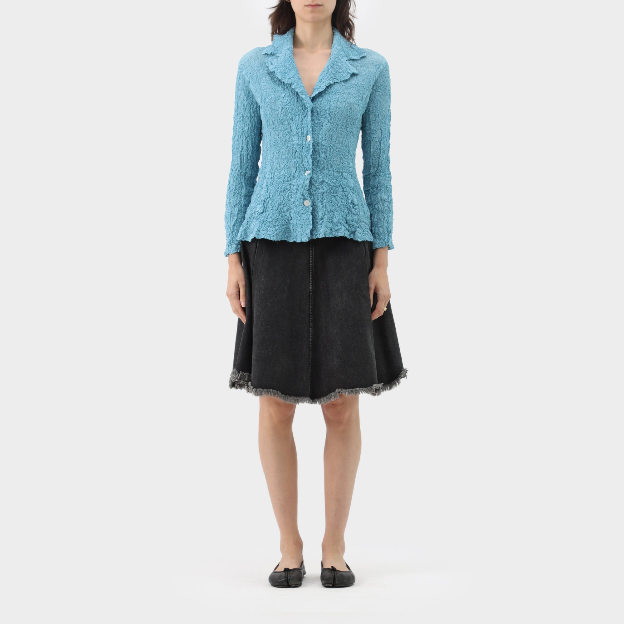 Issey Miyake Me Cauliflower Pleated Jacket