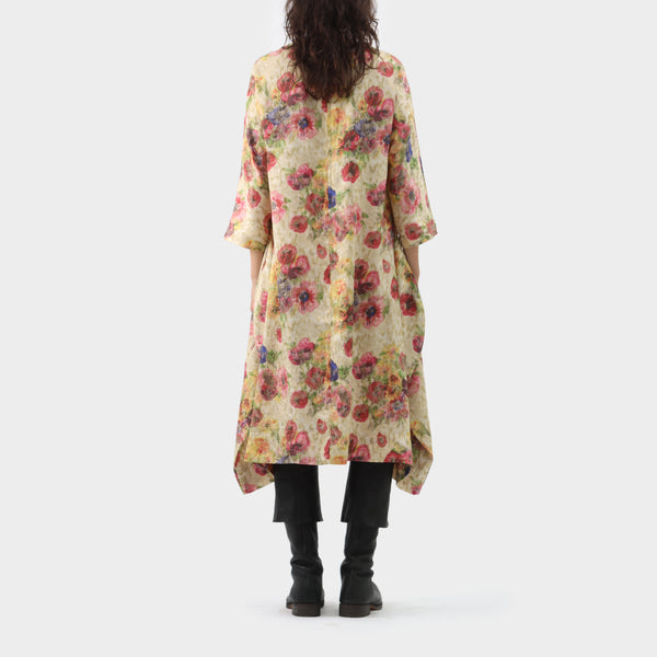 Comme des Garçons Floral Hanky Hem Dress