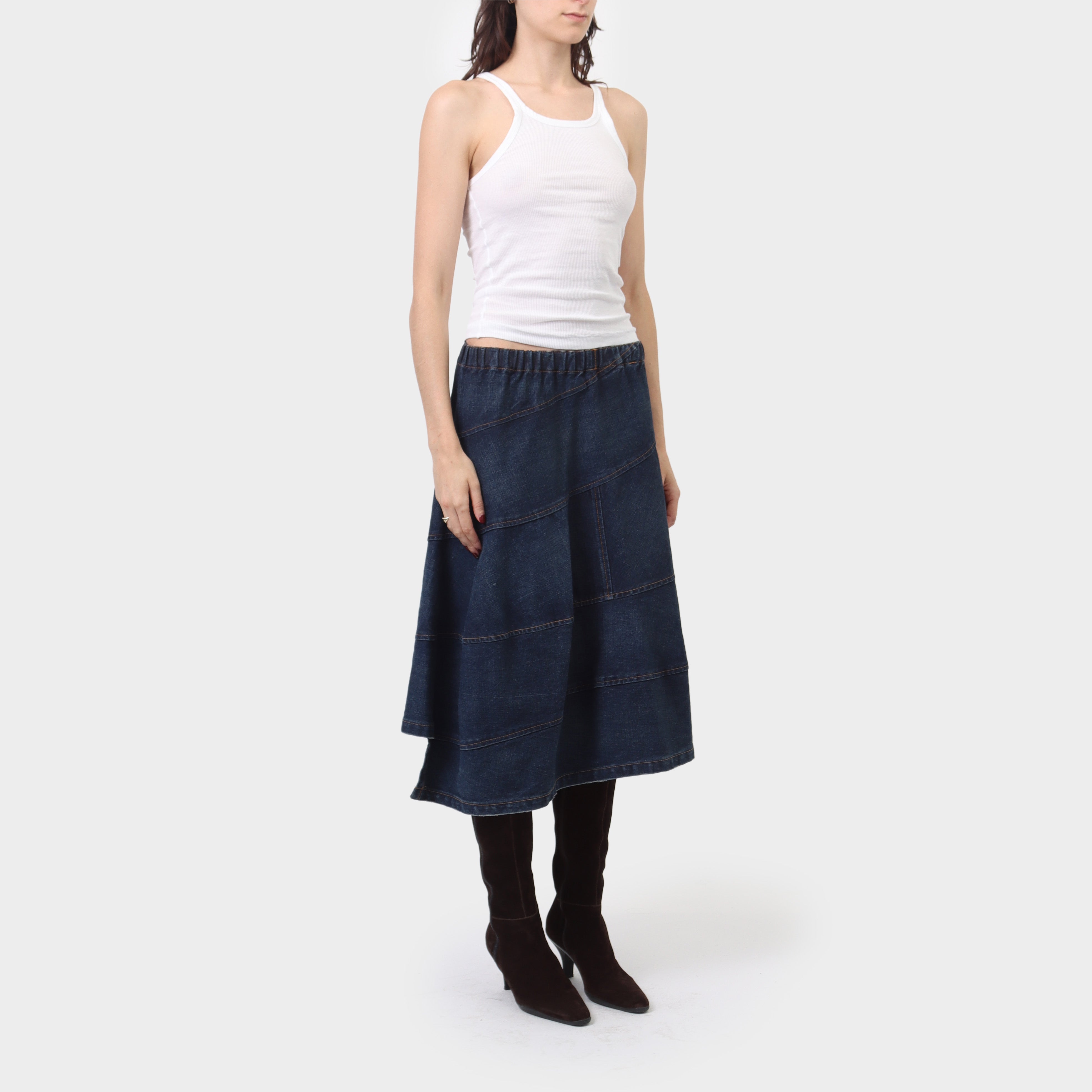 Comme des Garçons Tricot Denim Swirl Skirt – Shop Bruce